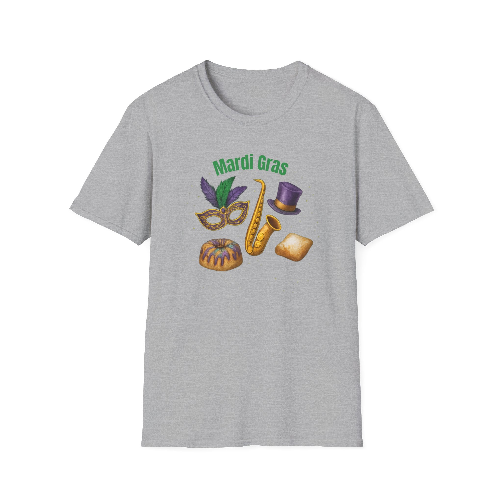 Mardi Gras Finest Items- Unisex Softstyle T-Shirt