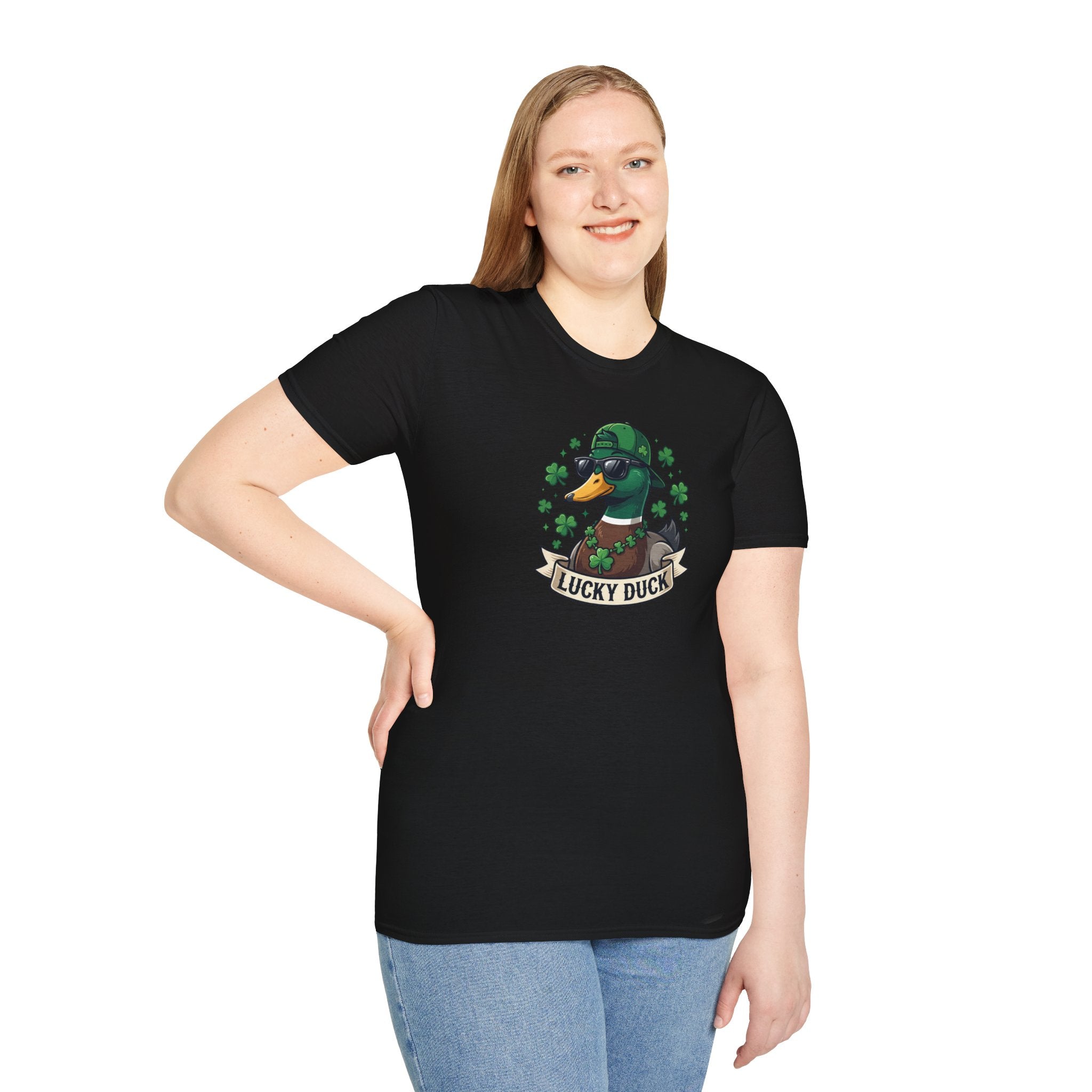 Lucky Duck- Unisex Softstyle T-Shirt