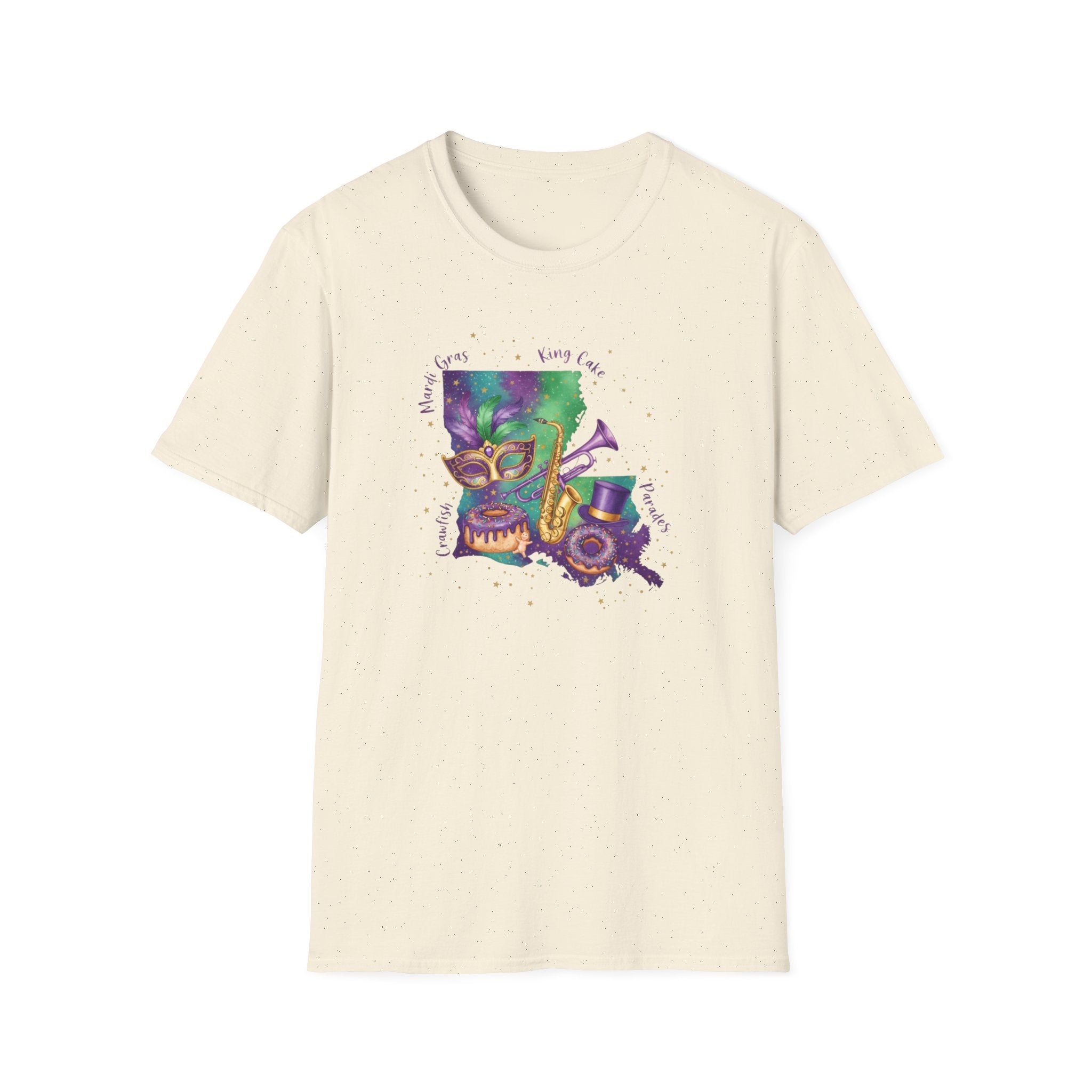 The Best of Louisiana Mardi Gras- Unisex Softstyle T-Shirt