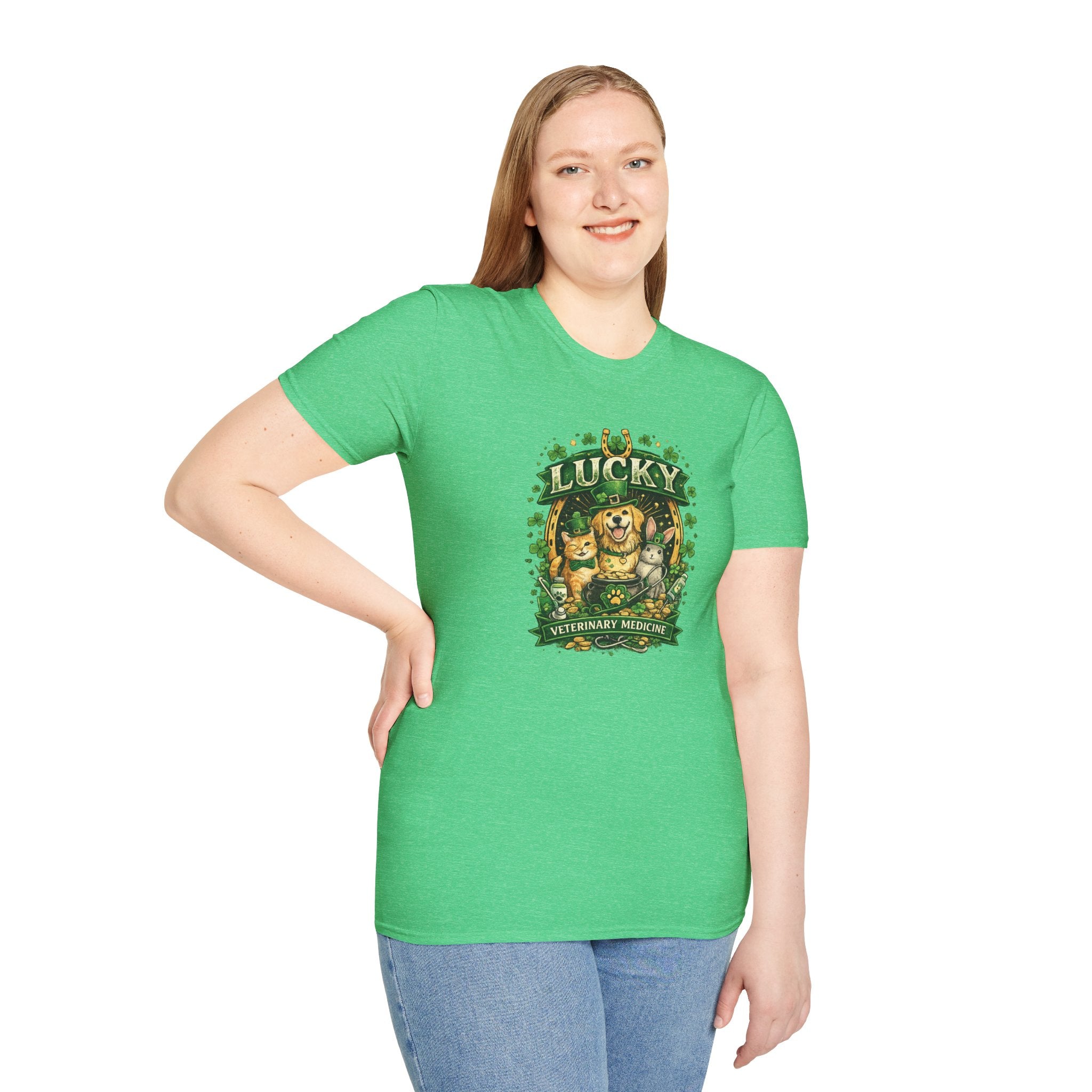 Lucky Vet Medicine- Unisex Softstyle T-Shirt