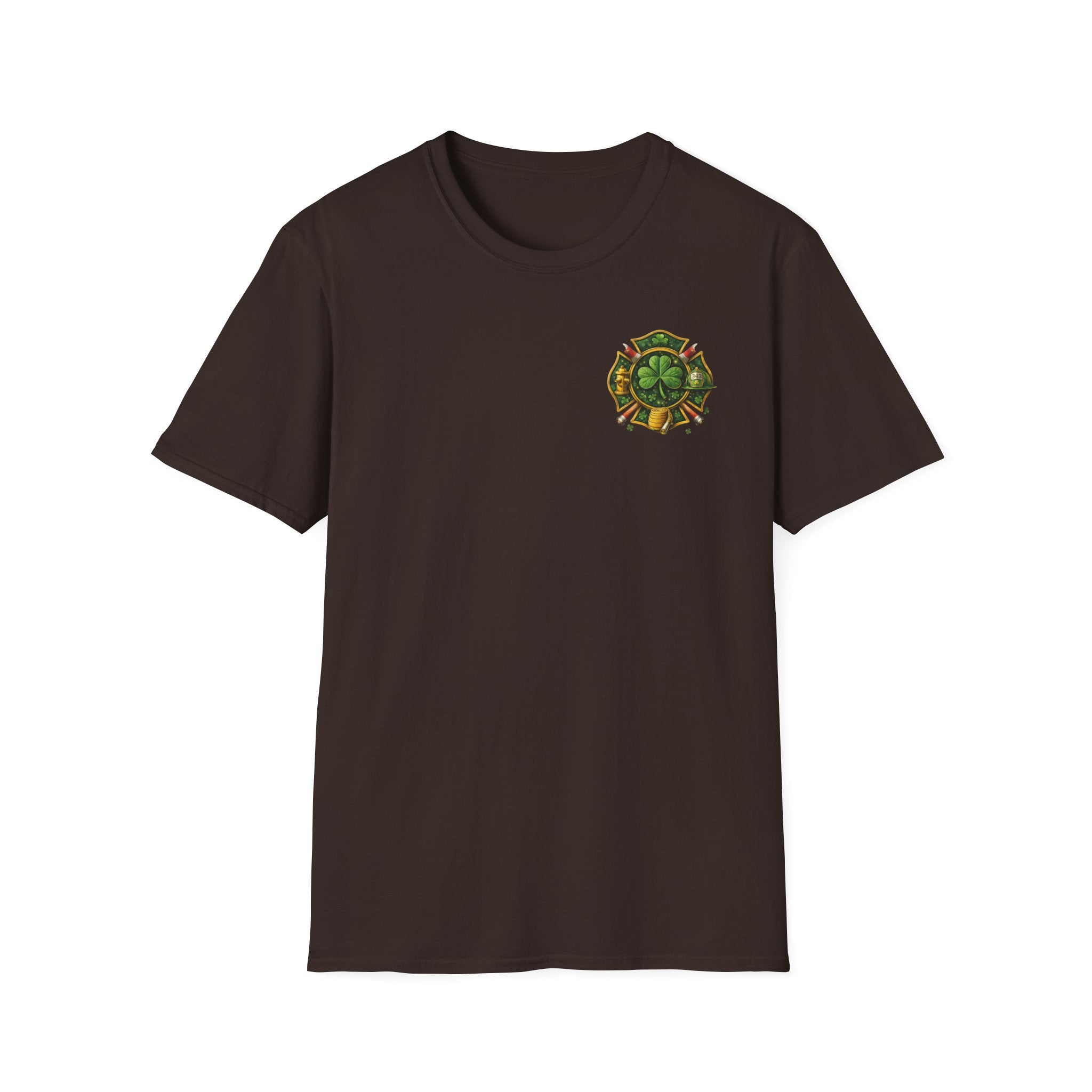 Lucky Firefighter- Unisex Softstyle T-Shirt