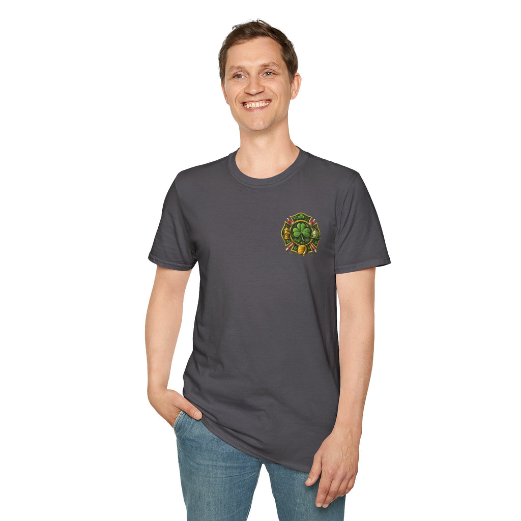 Lucky Firefighter- Unisex Softstyle T-Shirt