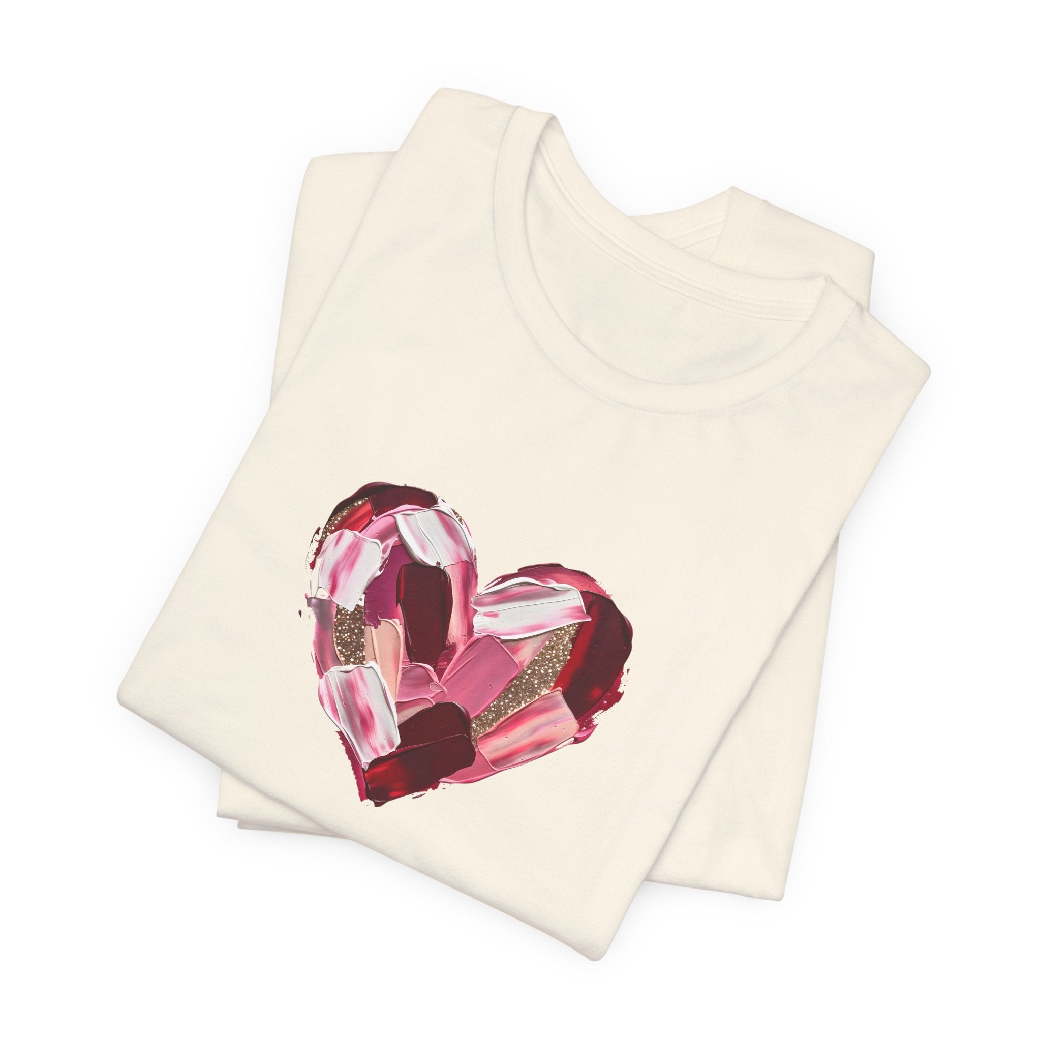 Painted Heart- Unisex Jersey Short Sleeve Tee