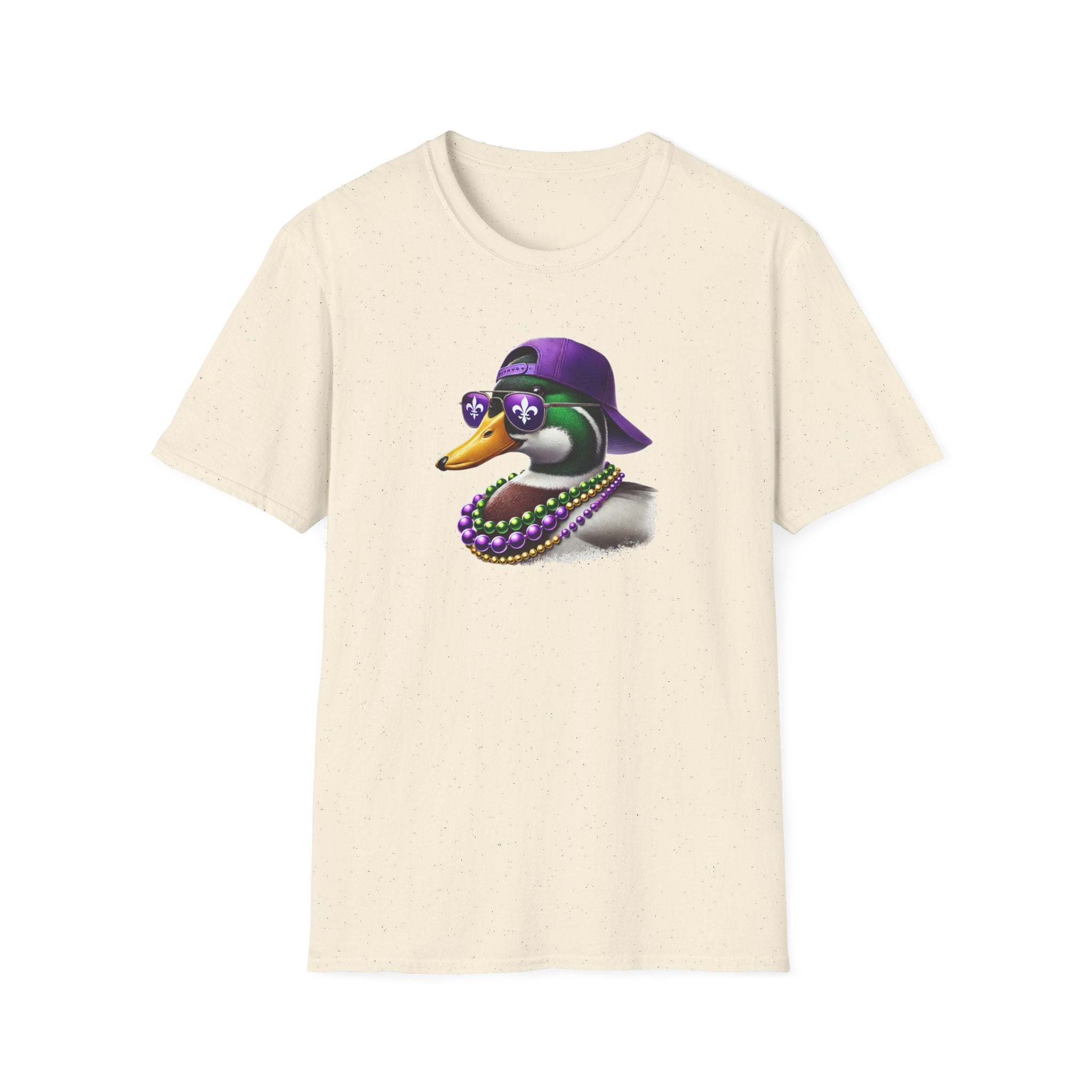 Ducking Mardi Gras- Unisex Softstyle T-Shirt