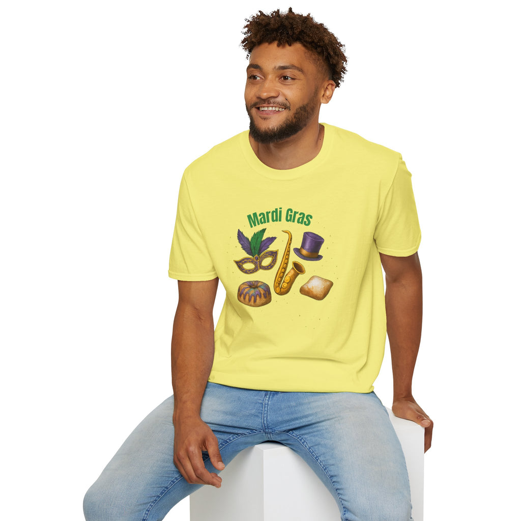 Mardi Gras Finest Items- Unisex Softstyle T-Shirt