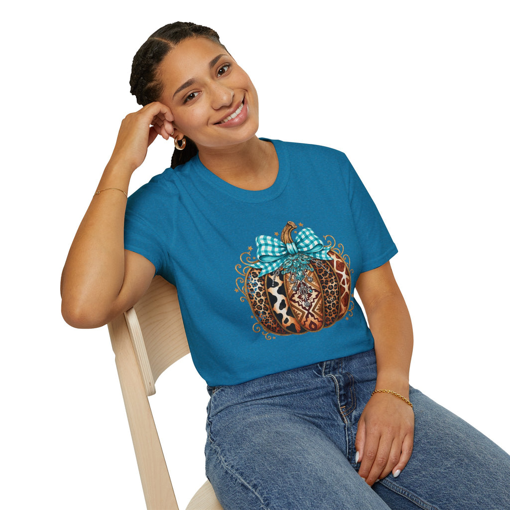 Western Pumpkin- Unisex Softstyle T-Shirt