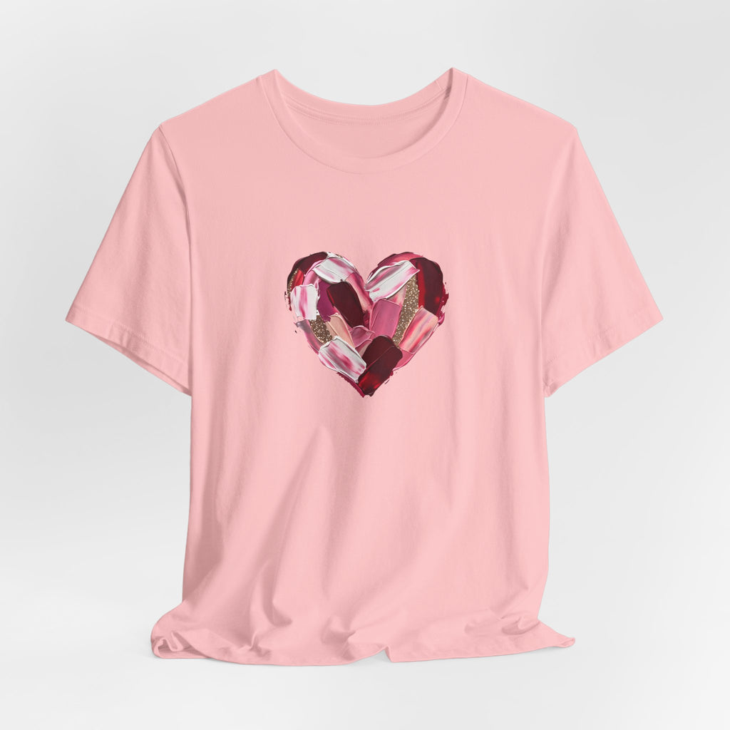 Painted Heart- Unisex Jersey Short Sleeve Tee