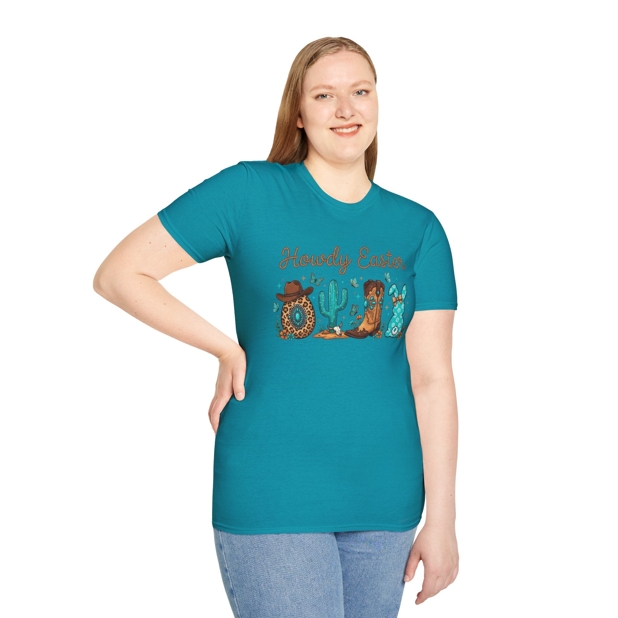 Howdy Easter- Unisex Softstyle T-Shirt