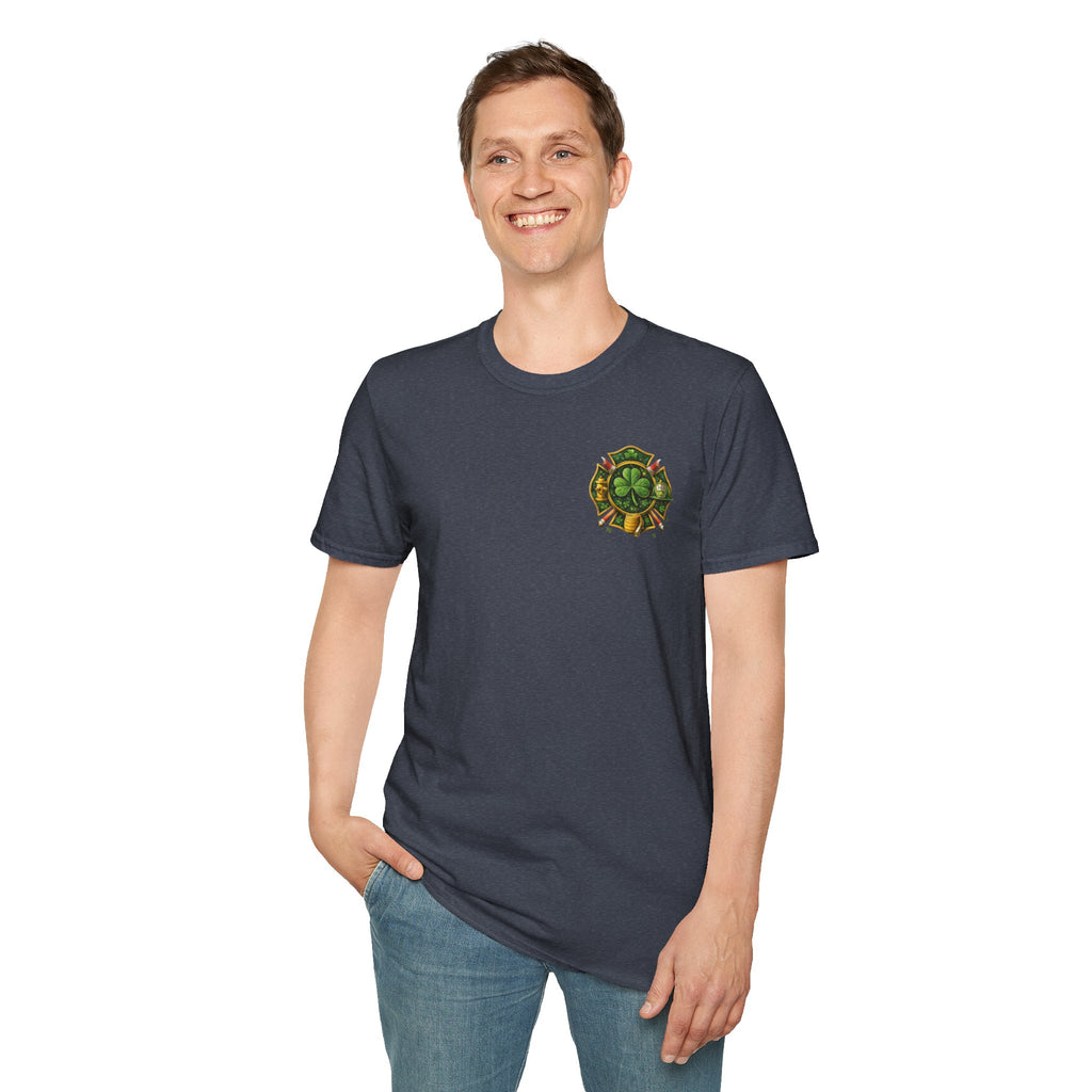 Lucky Firefighter- Unisex Softstyle T-Shirt