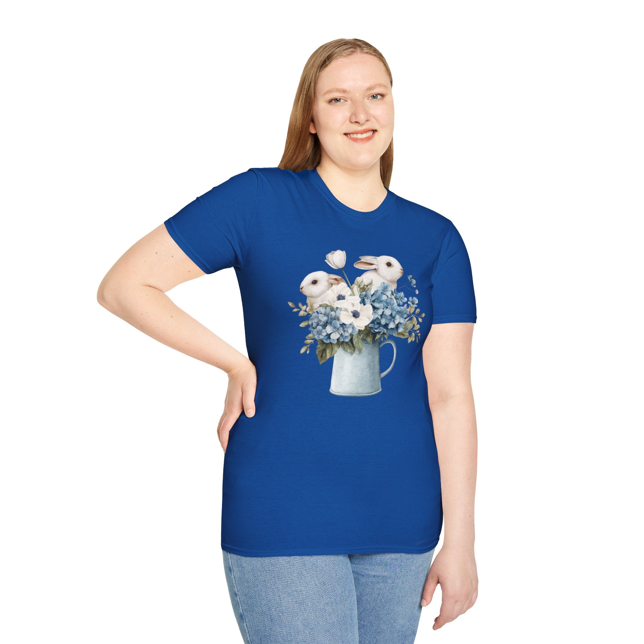 Pitcher of Bunnies- Unisex Softstyle T-Shirt
