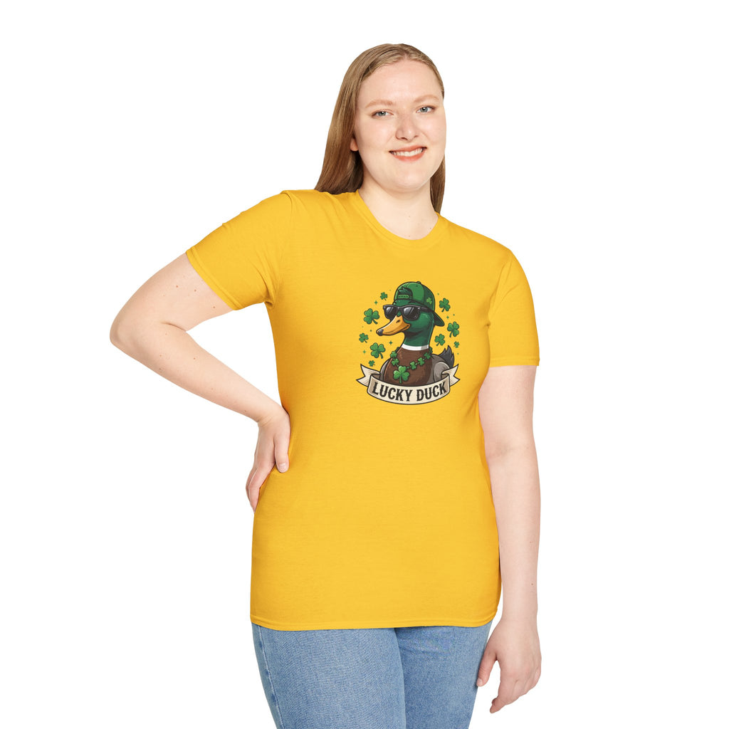 Lucky Duck- Unisex Softstyle T-Shirt