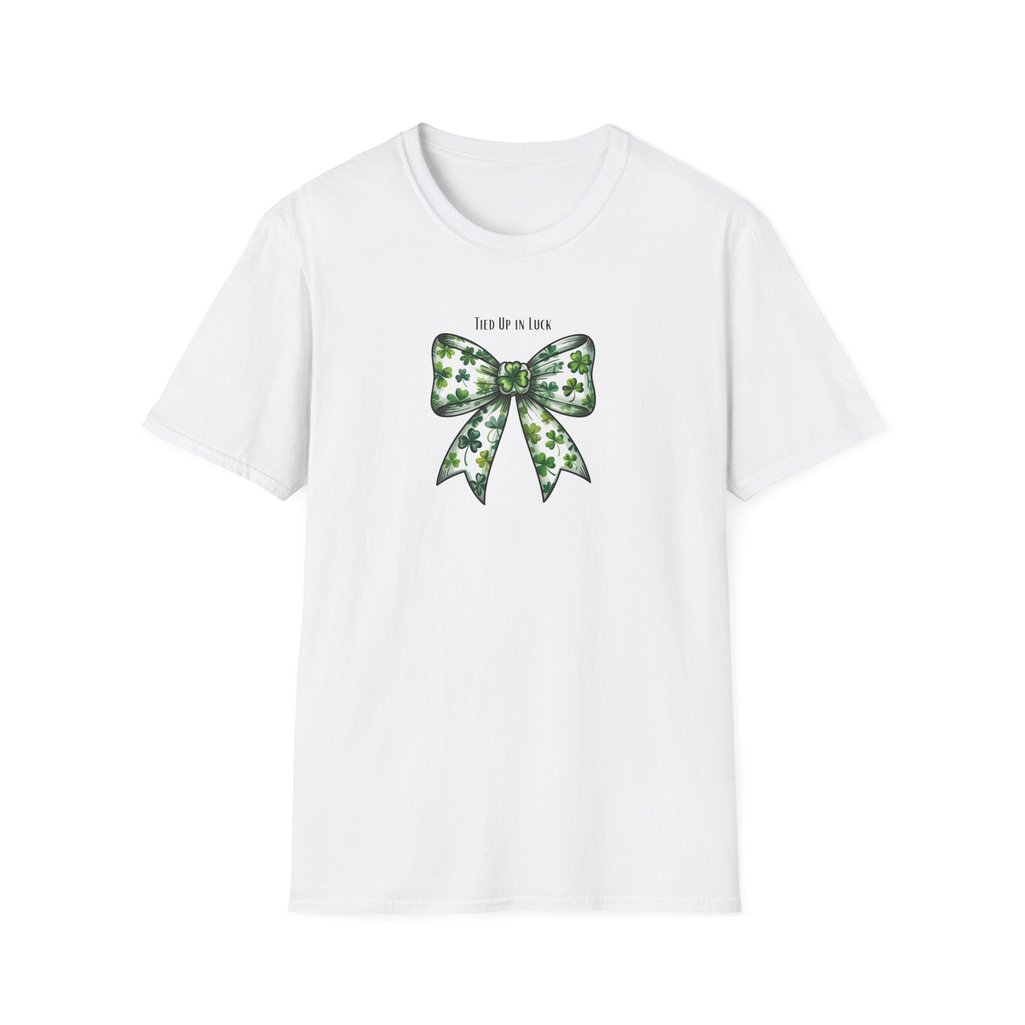 Tied Up in Luck- Unisex Softstyle T-Shirt