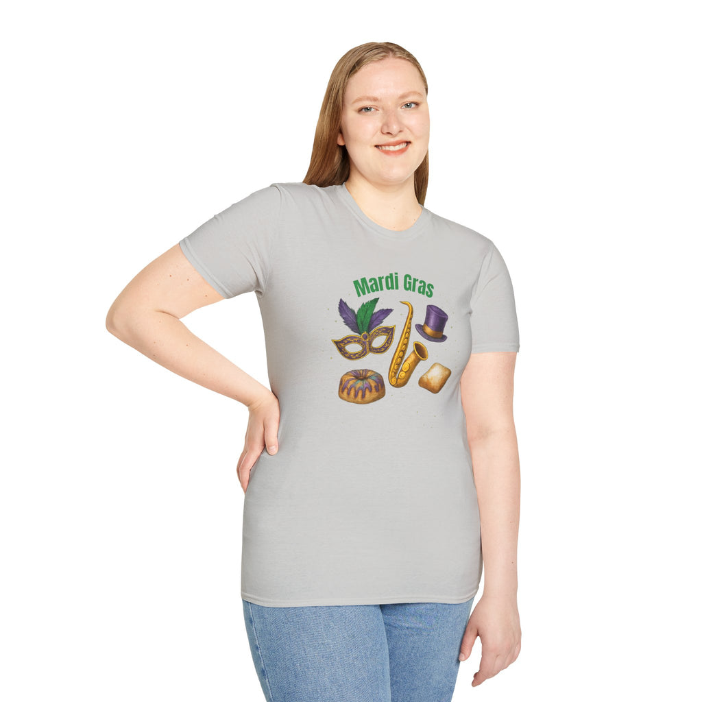 Mardi Gras Finest Items- Unisex Softstyle T-Shirt