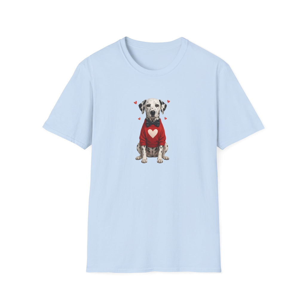 Dalmatian Bowtie- Unisex Softstyle T-Shirt
