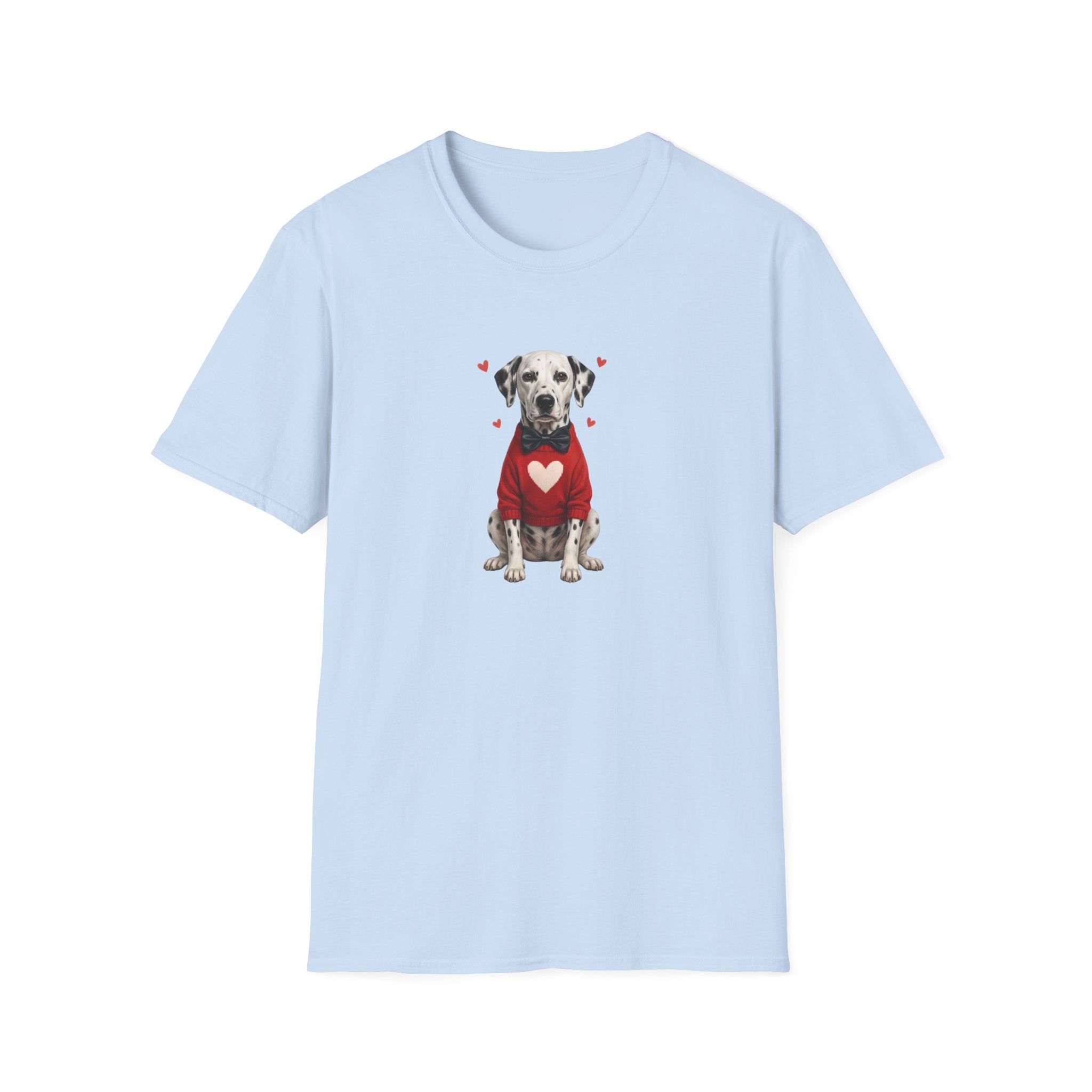 Dalmatian Bowtie- Unisex Softstyle T-Shirt