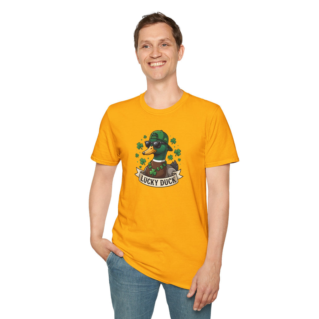 Lucky Duck- Unisex Softstyle T-Shirt