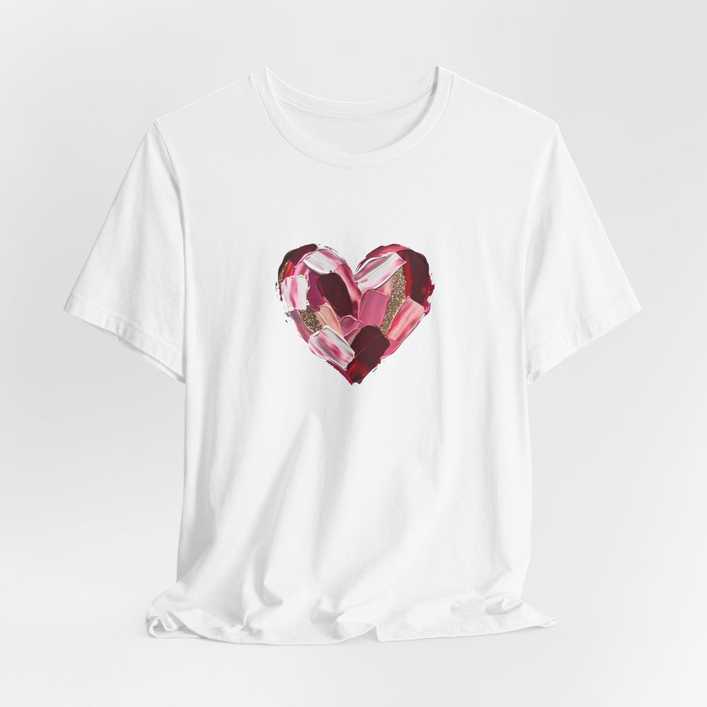 Painted Heart- Unisex Jersey Short Sleeve Tee