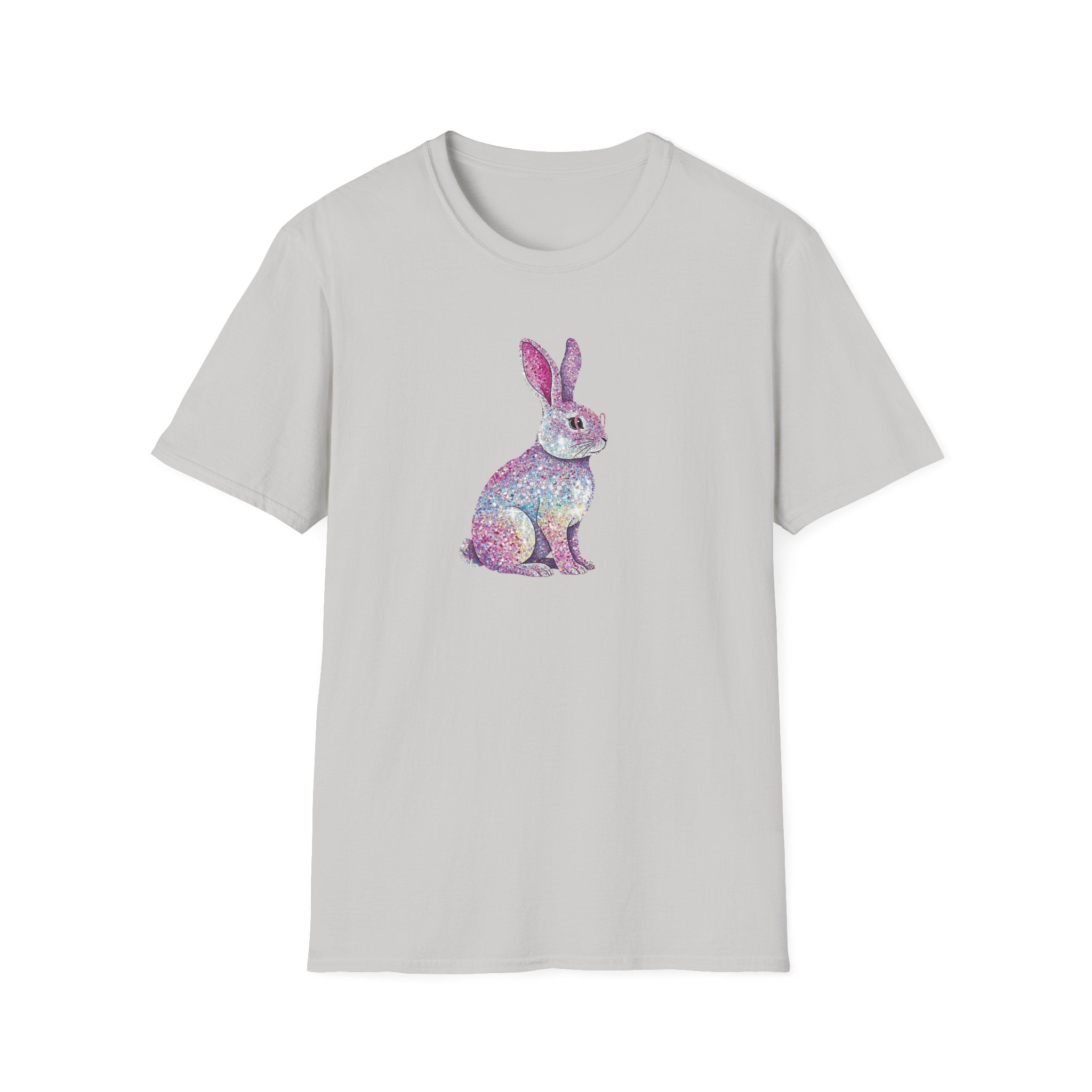 Glitter Bunny- Unisex Softstyle T-Shirt
