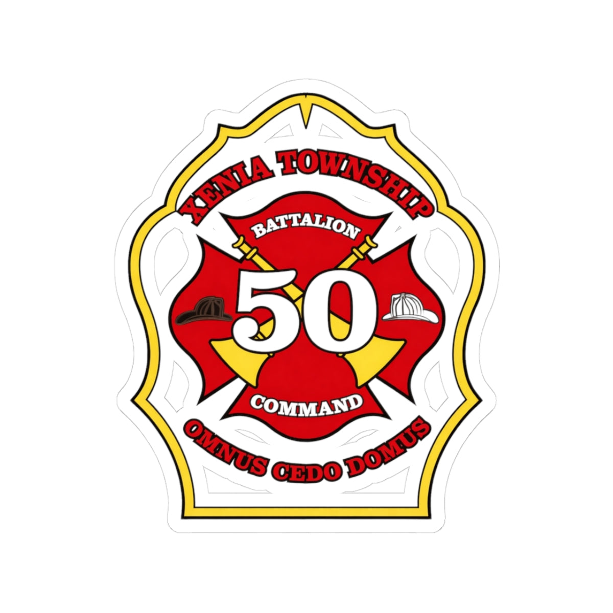 Battalion 50 Kiss-Cut Stickers