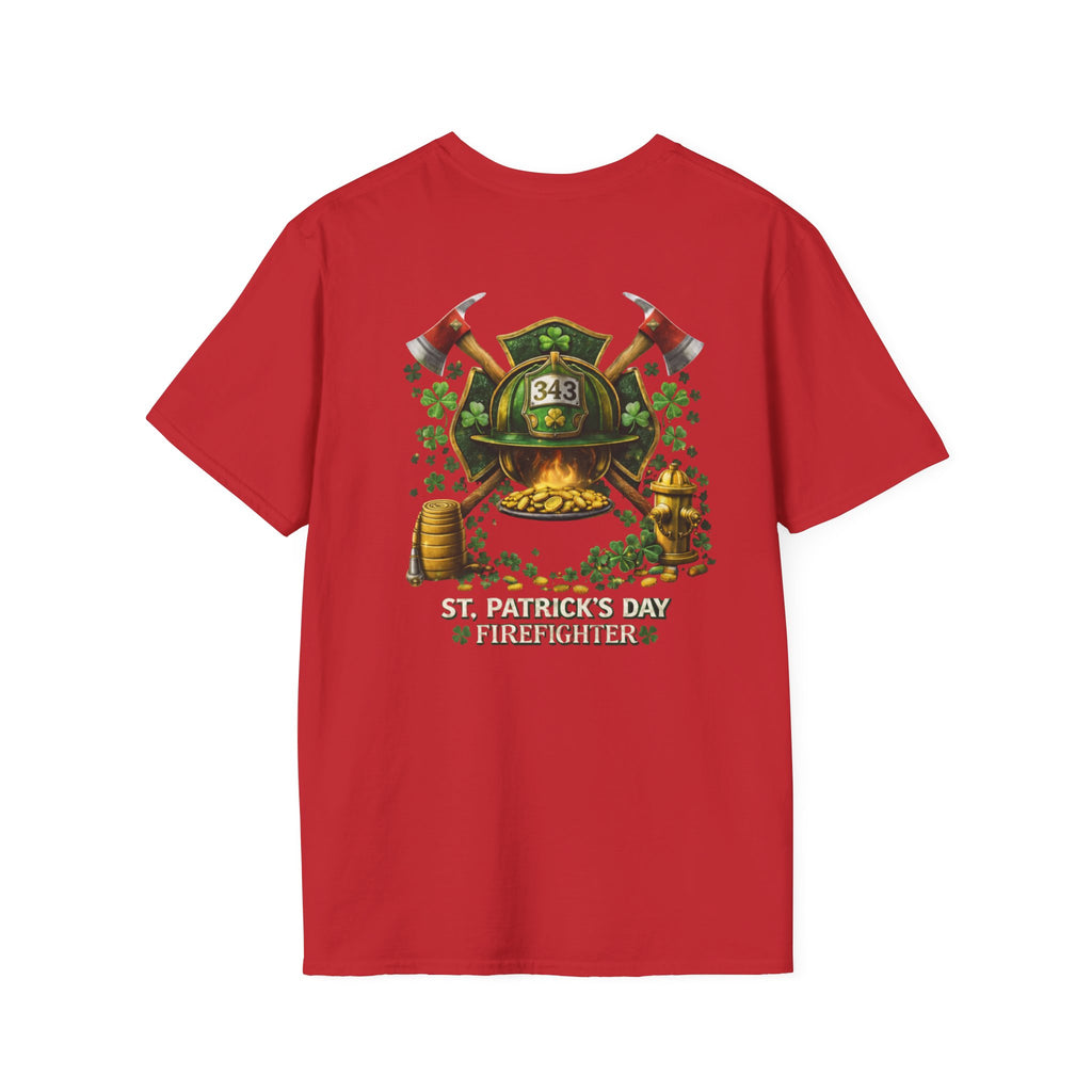 Lucky Firefighter- Unisex Softstyle T-Shirt