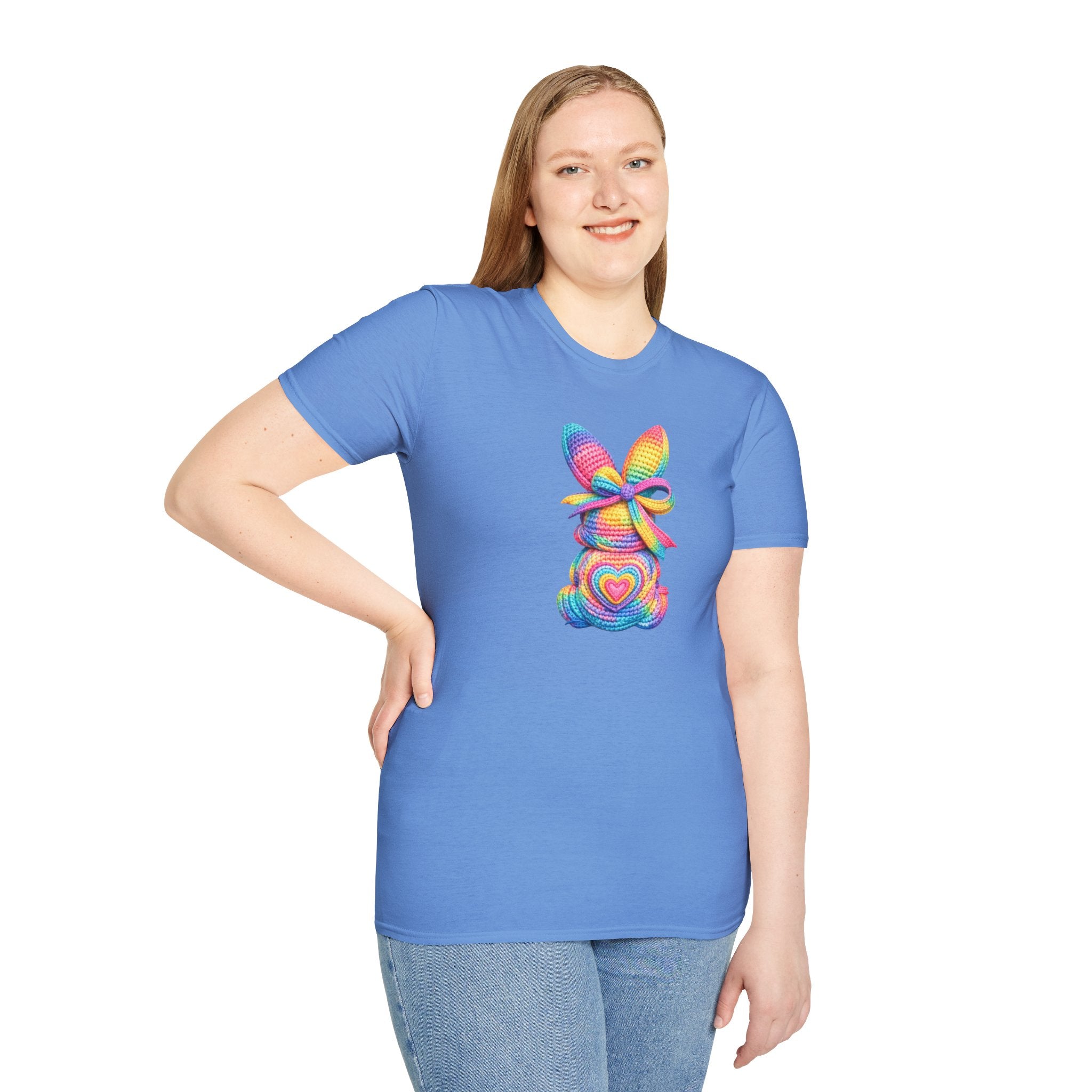 Tie Dye Bunny- Unisex Softstyle T-Shirt