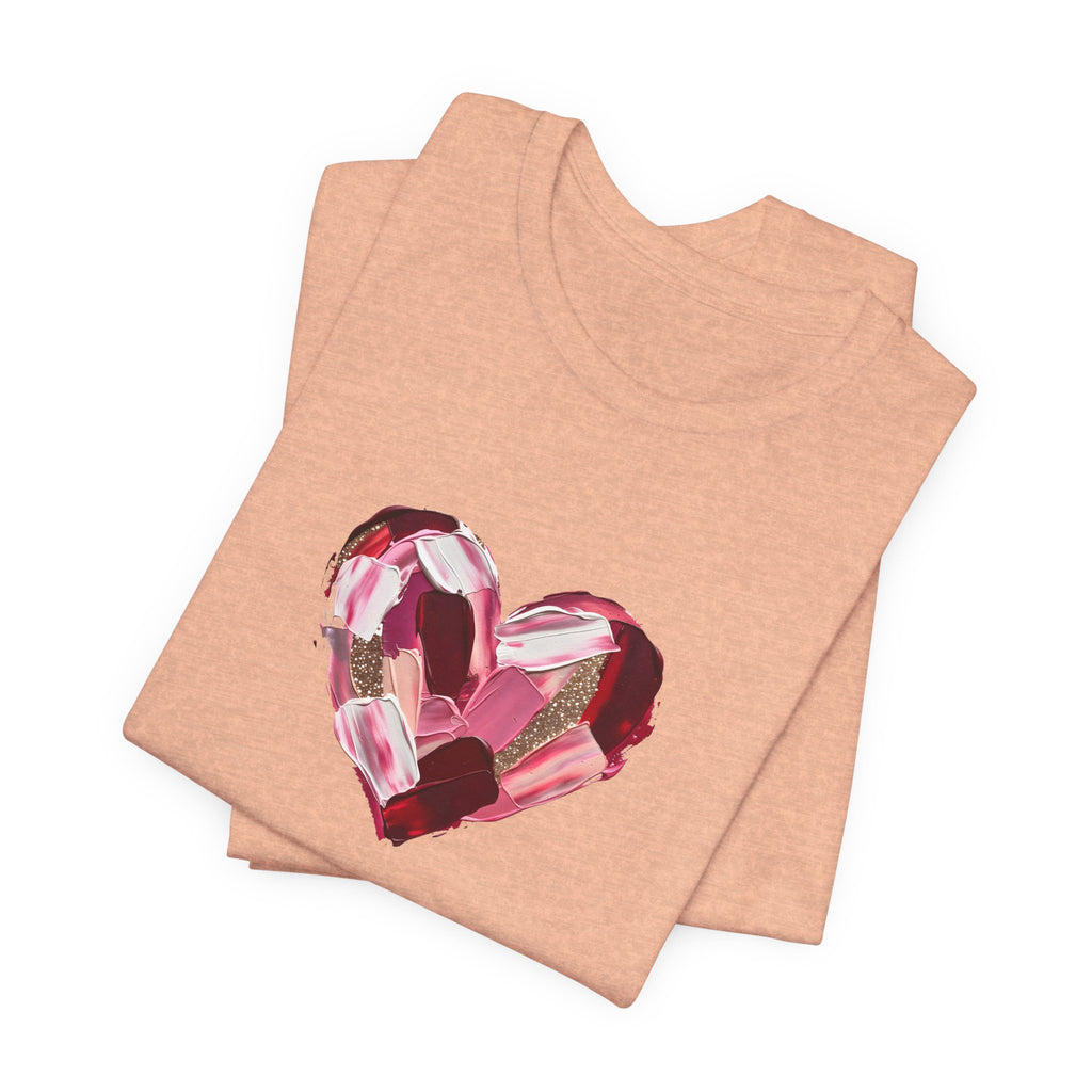Painted Heart- Unisex Jersey Short Sleeve Tee
