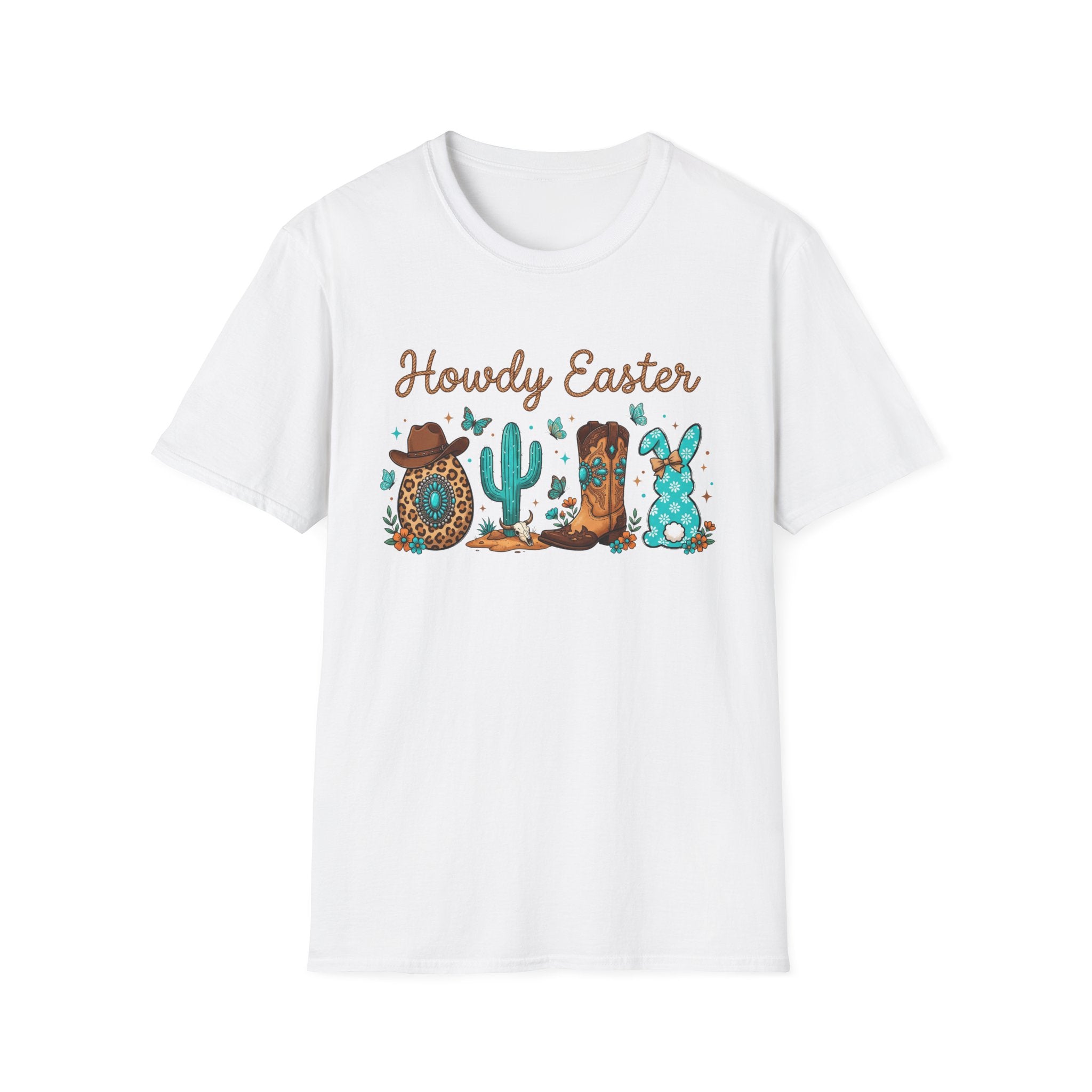 Howdy Easter- Unisex Softstyle T-Shirt