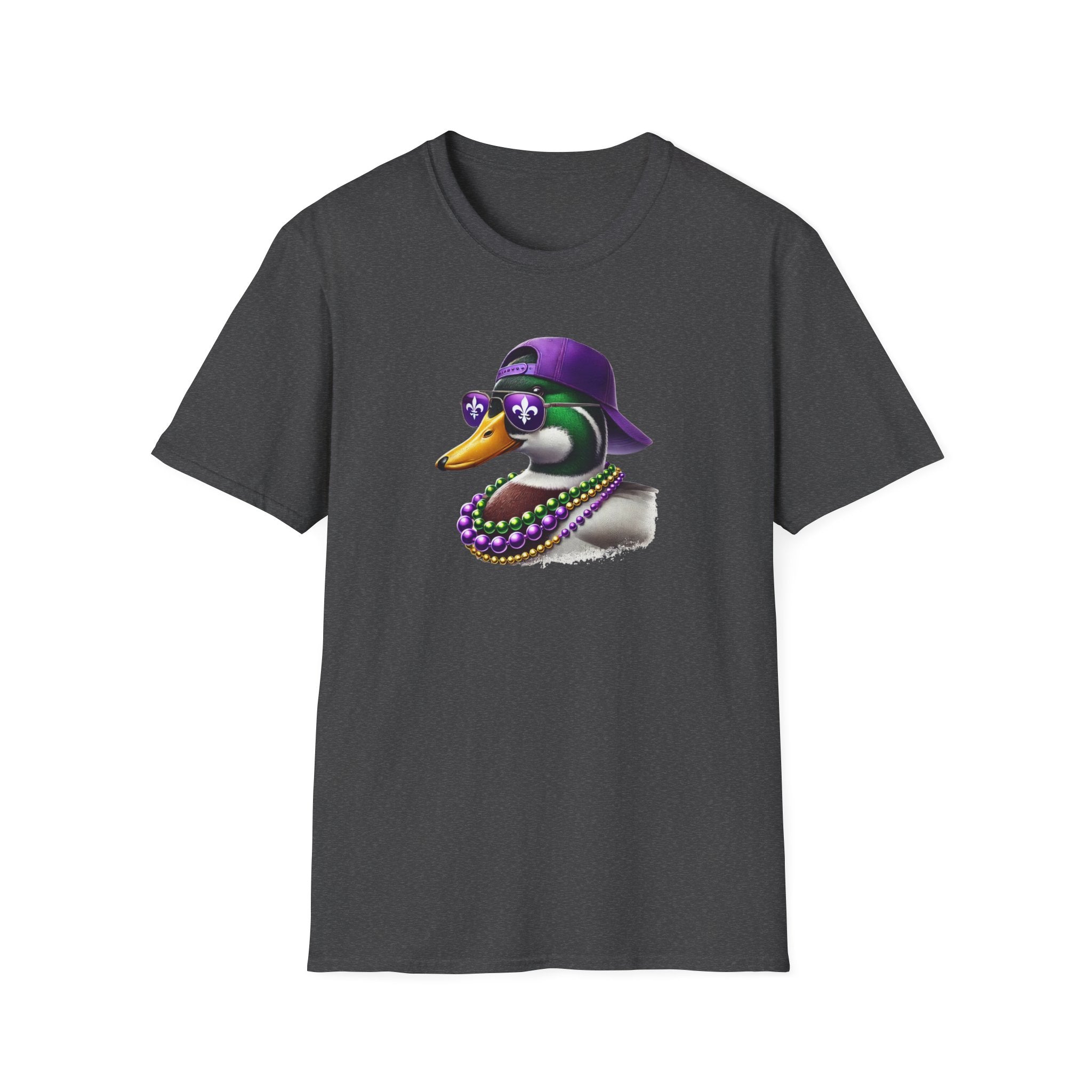 Ducking Mardi Gras- Unisex Softstyle T-Shirt