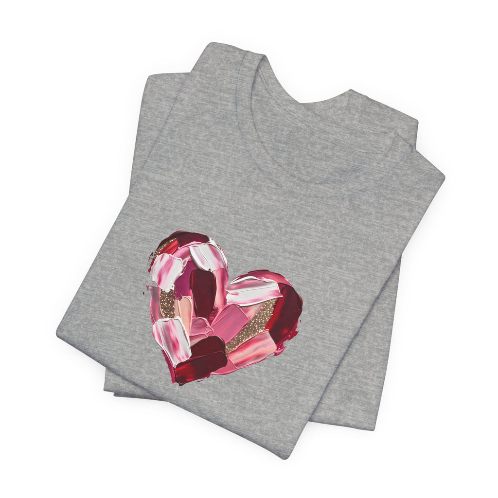 Painted Heart- Unisex Jersey Short Sleeve Tee