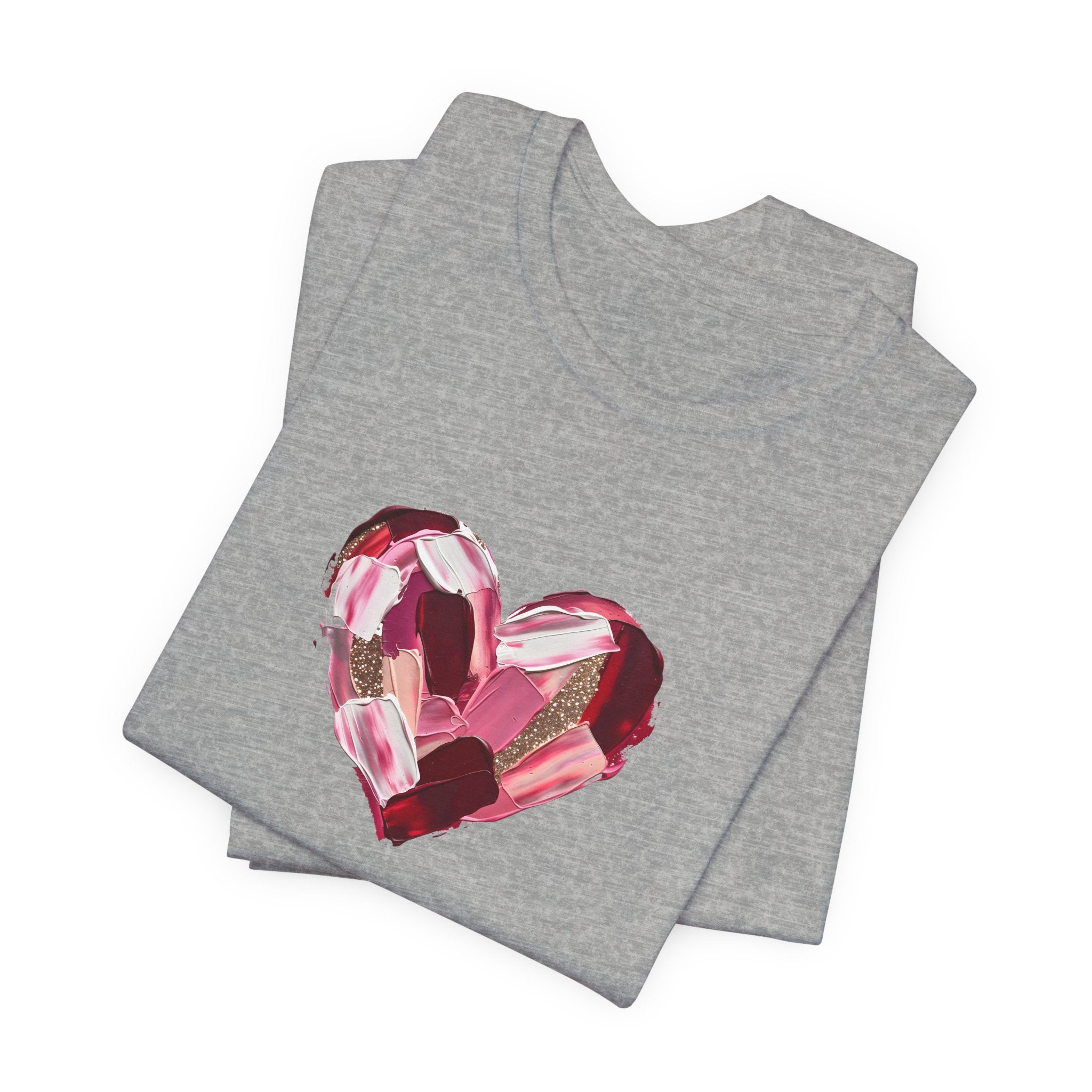 Painted Heart- Unisex Jersey Short Sleeve Tee
