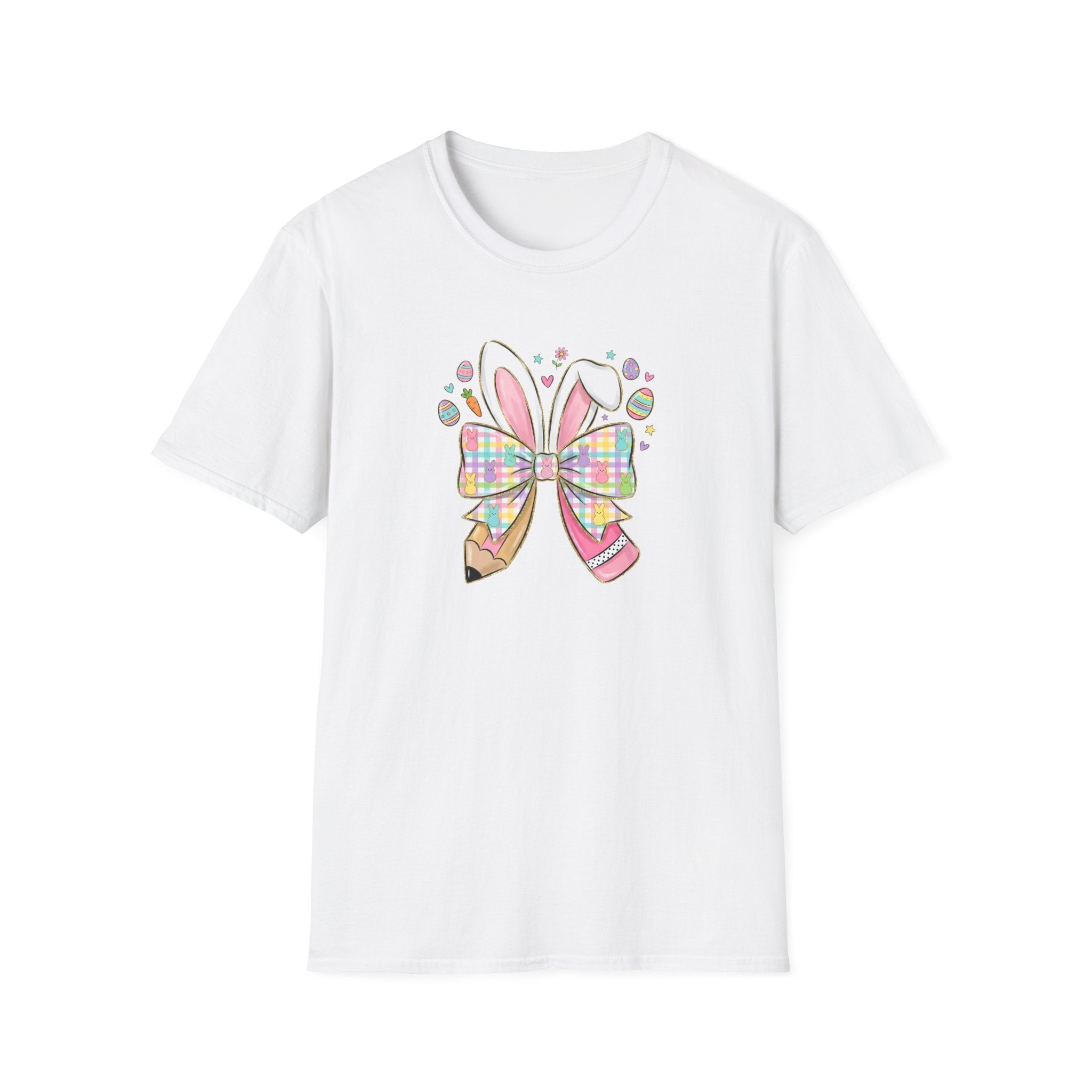 Bunny Pencil- Unisex Softstyle T-Shirt