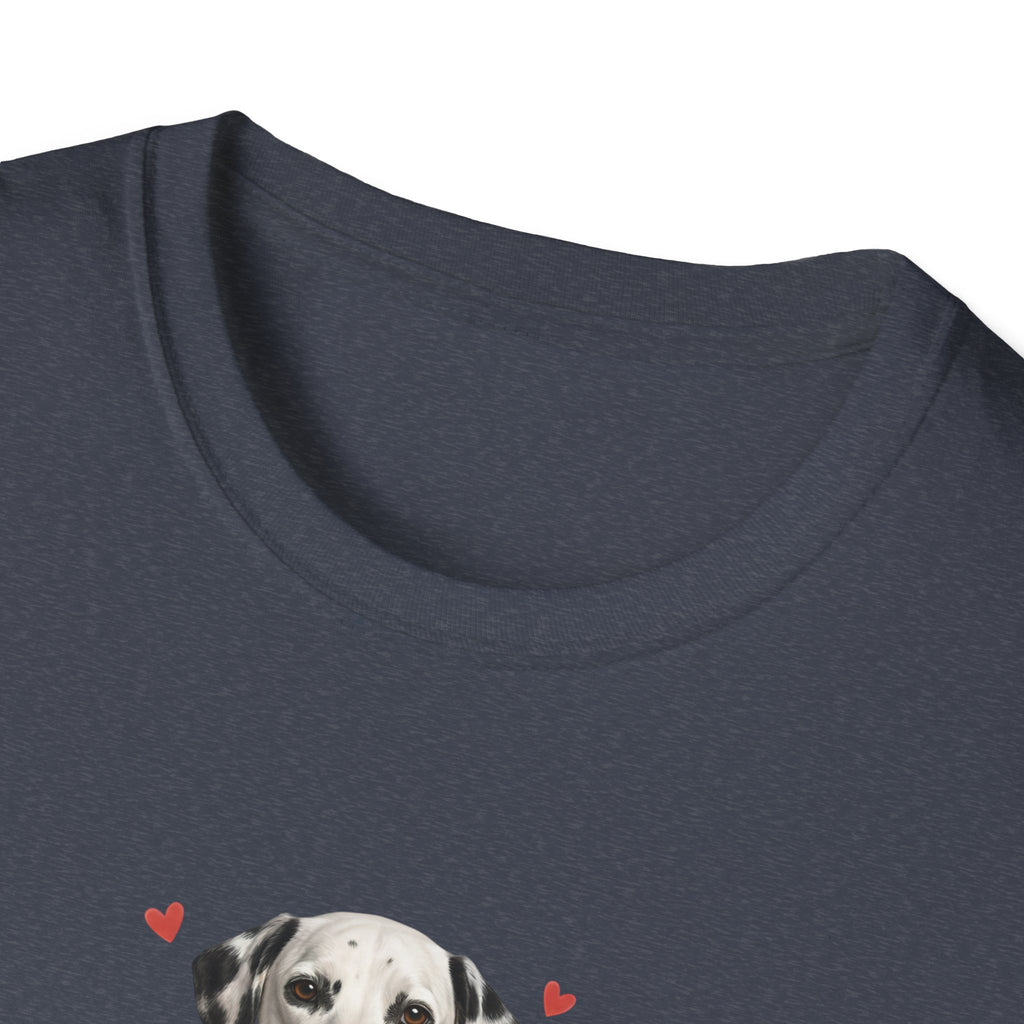 Dalmatian Bowtie- Unisex Softstyle T-Shirt