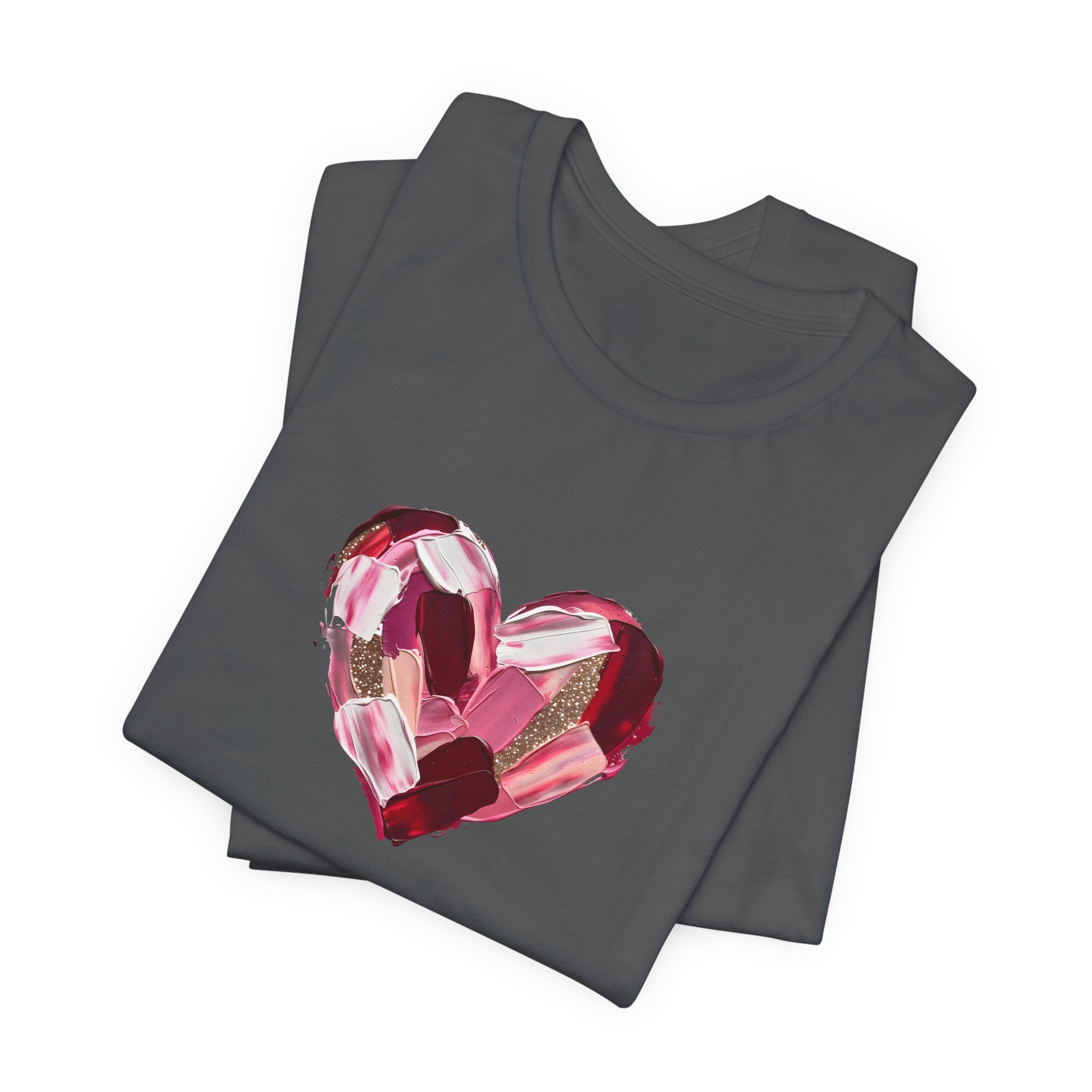 Painted Heart- Unisex Jersey Short Sleeve Tee