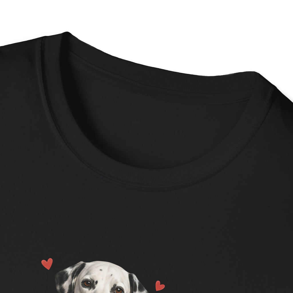 Dalmatian Bowtie- Unisex Softstyle T-Shirt