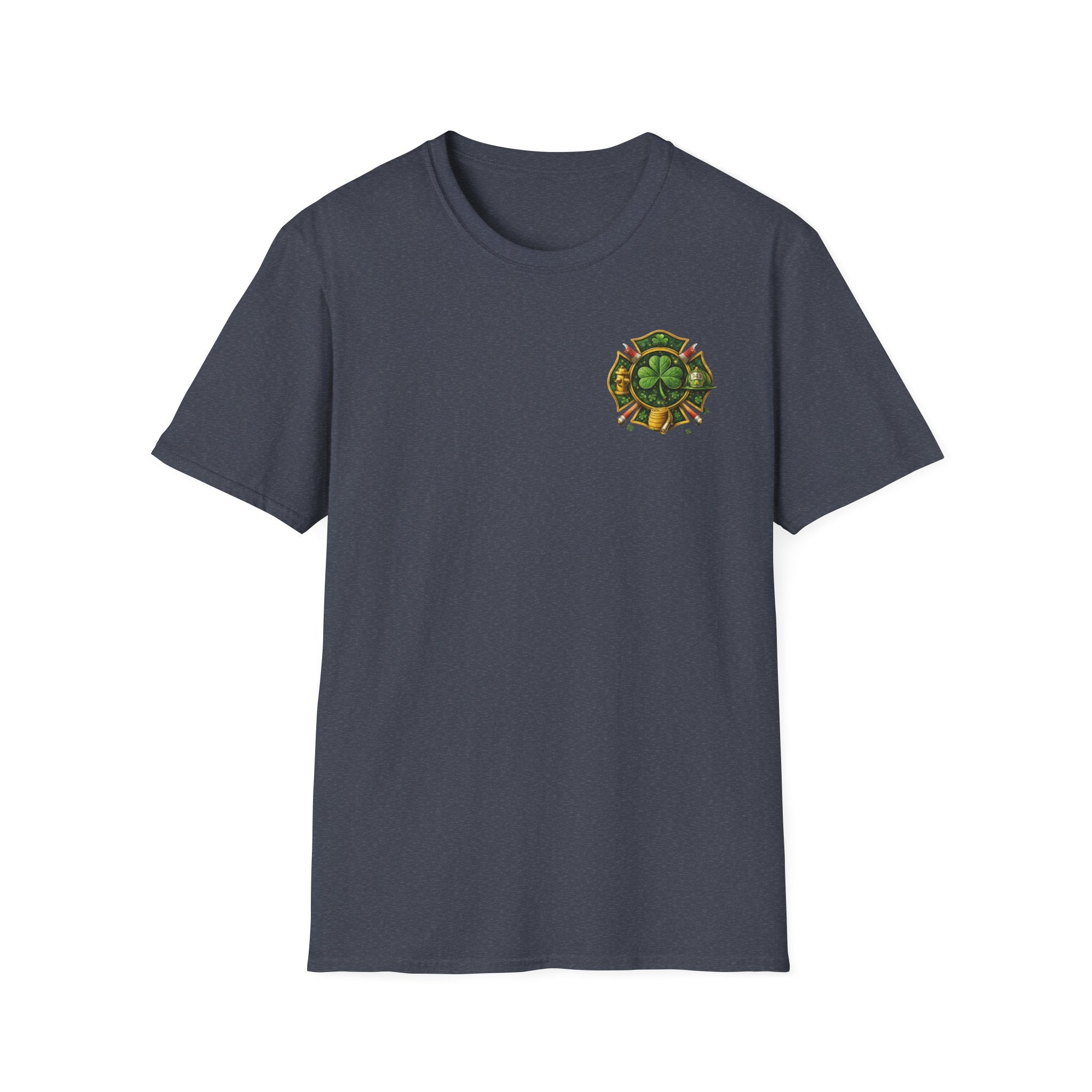 Lucky Firefighter- Unisex Softstyle T-Shirt