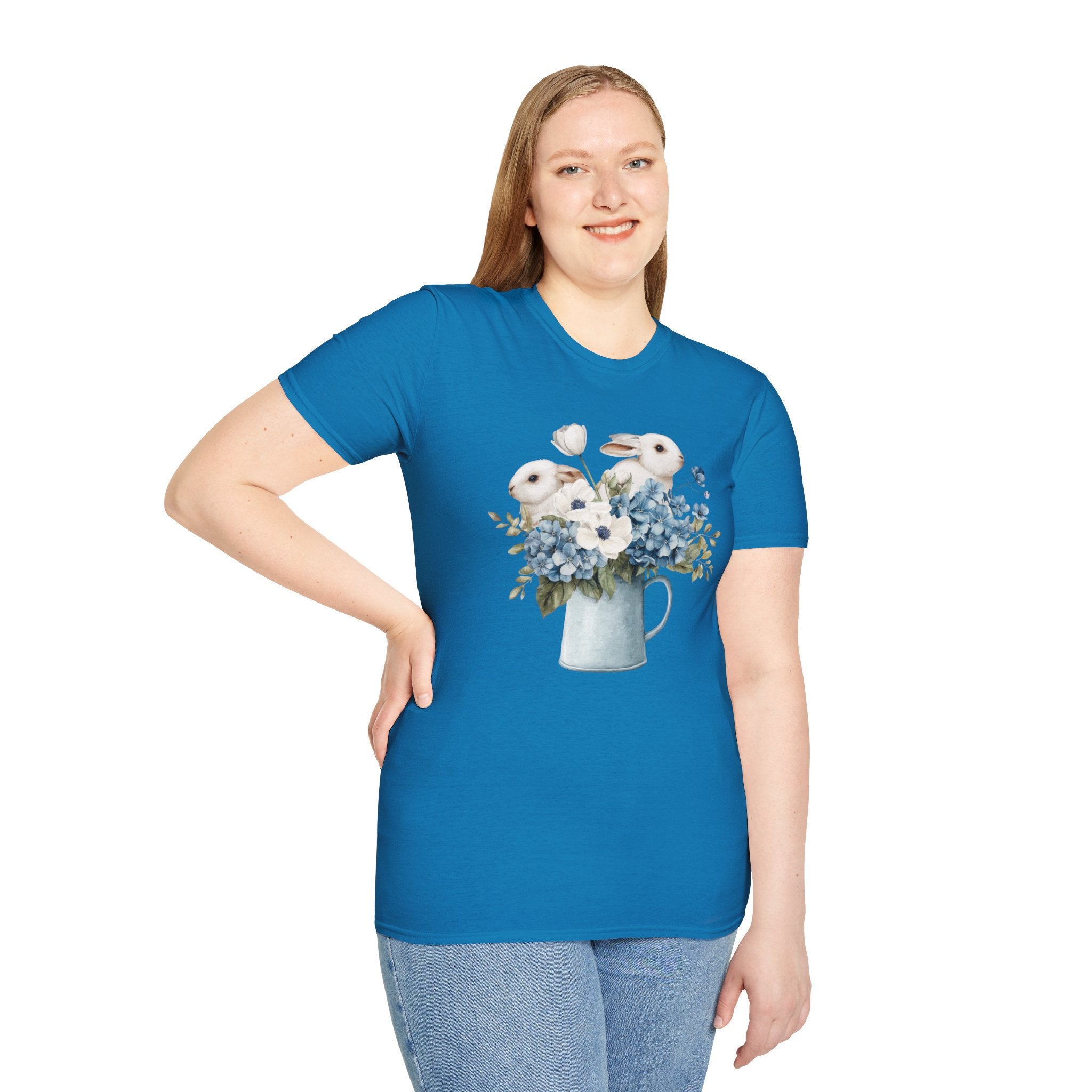 Pitcher of Bunnies- Unisex Softstyle T-Shirt
