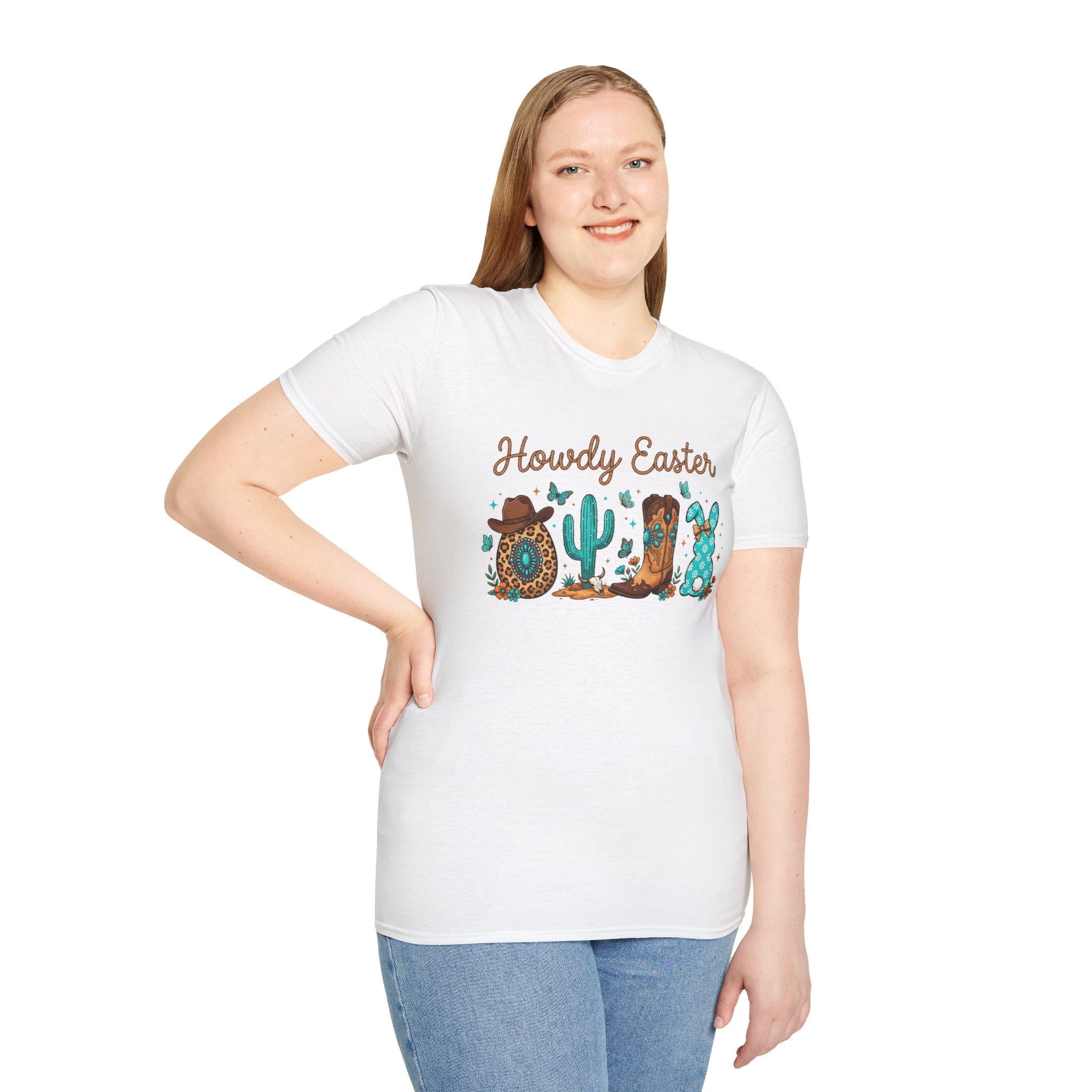 Howdy Easter- Unisex Softstyle T-Shirt