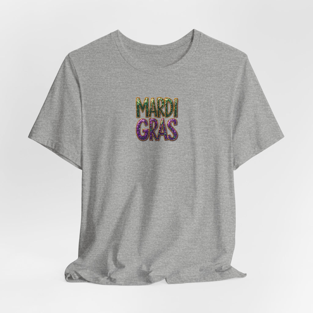 Sparkle Mardi Gras- Unisex Jersey Short Sleeve Tee