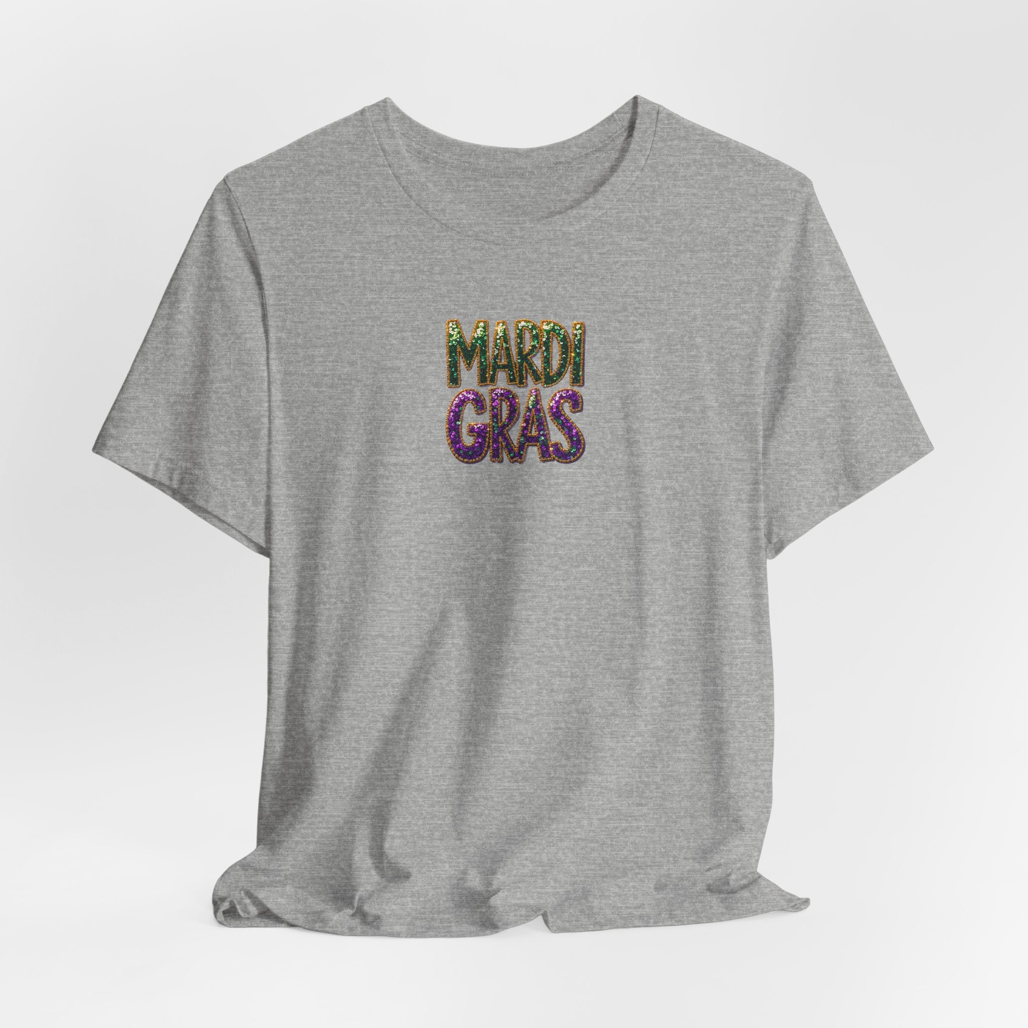 Sparkle Mardi Gras- Unisex Jersey Short Sleeve Tee