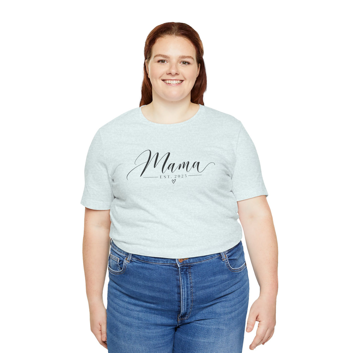 Mama Est. 2025 T-Shirt — Elegant Script Mama Tee