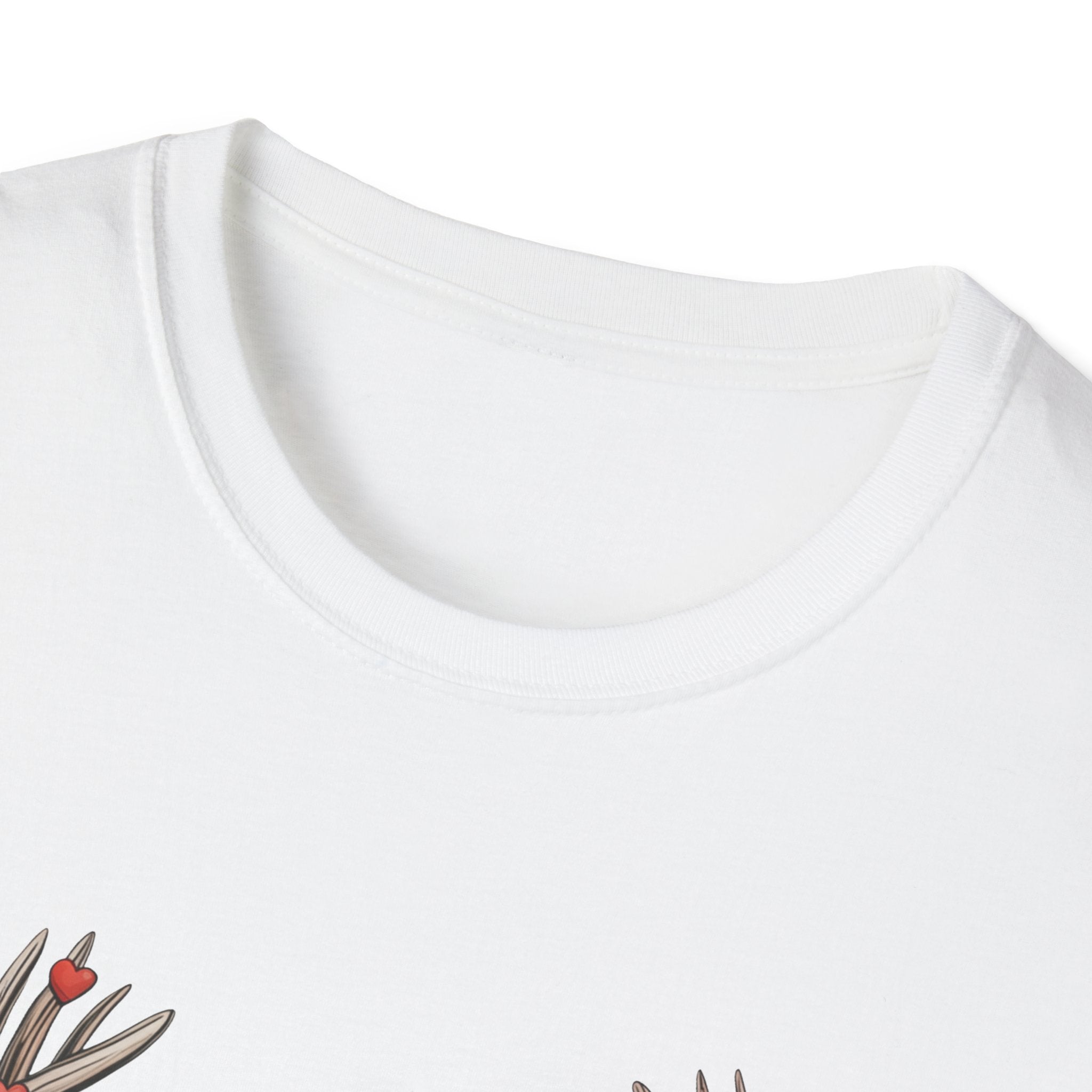 Deer Valentine- Unisex Softstyle T-Shirt