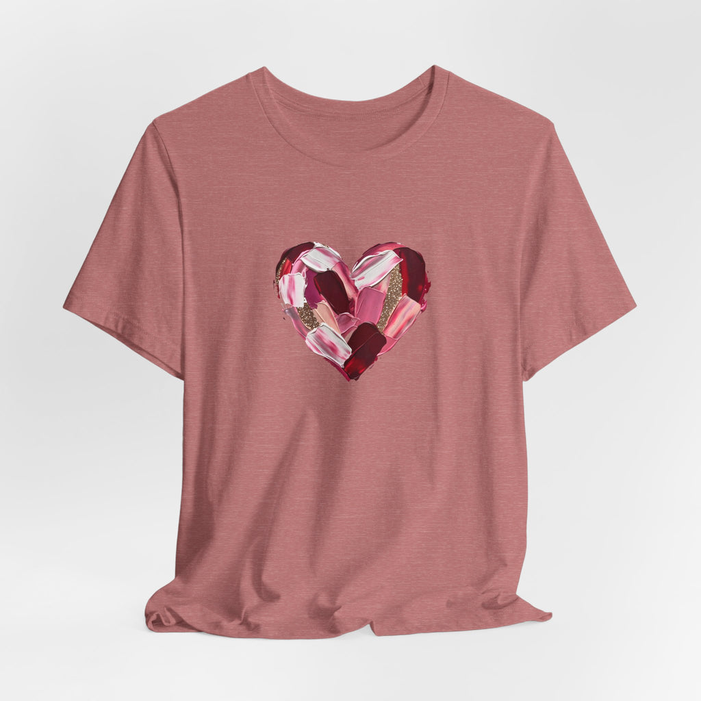 Painted Heart- Unisex Jersey Short Sleeve Tee