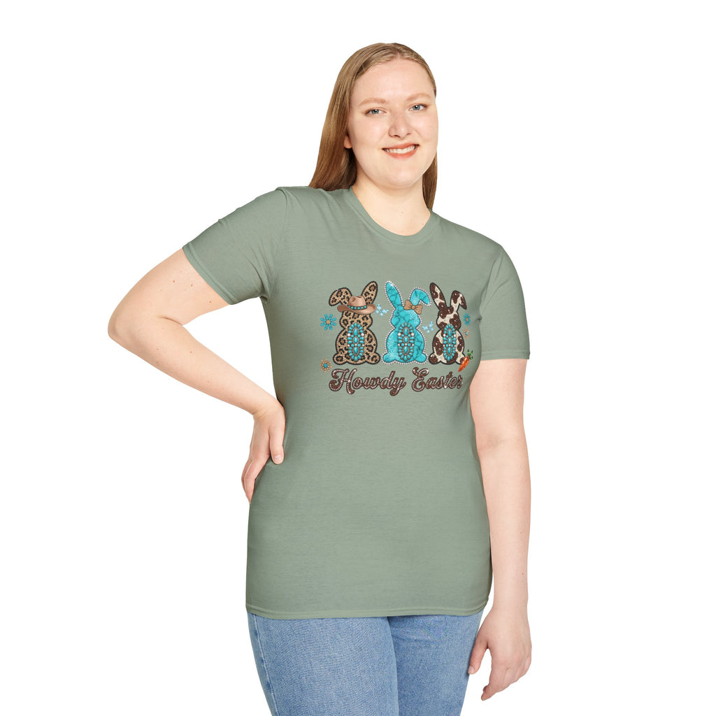Howdy Easter- Unisex Softstyle T-Shirt