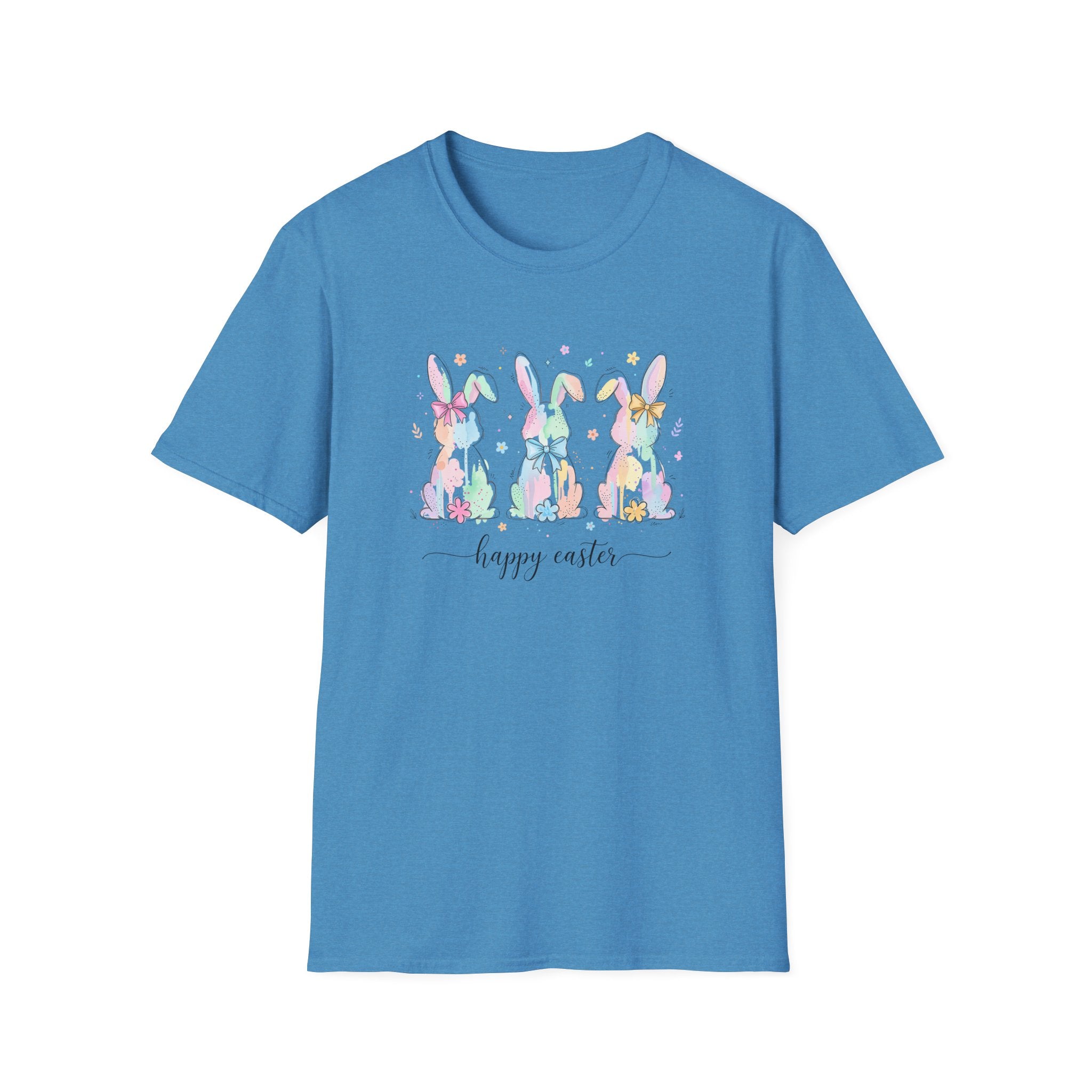Spring Color Bunny- Unisex Softstyle T-Shirt