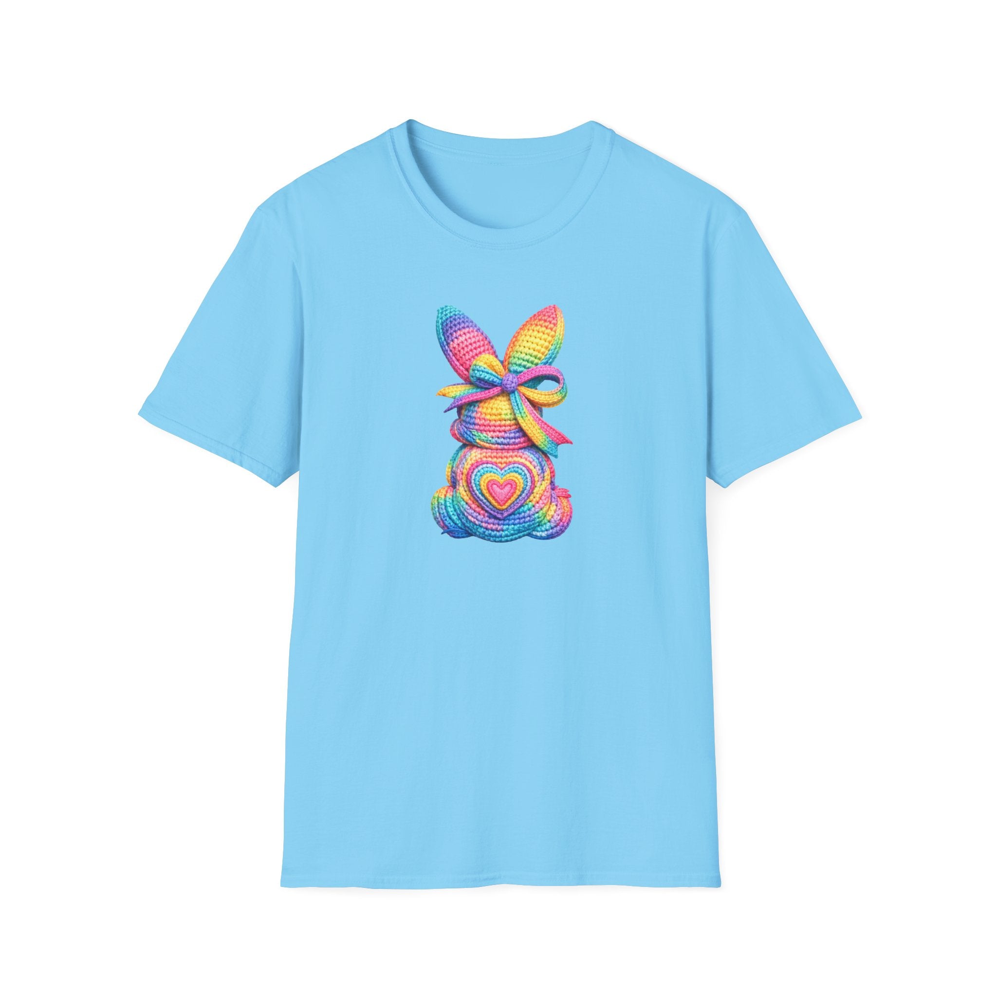 Tie Dye Bunny- Unisex Softstyle T-Shirt