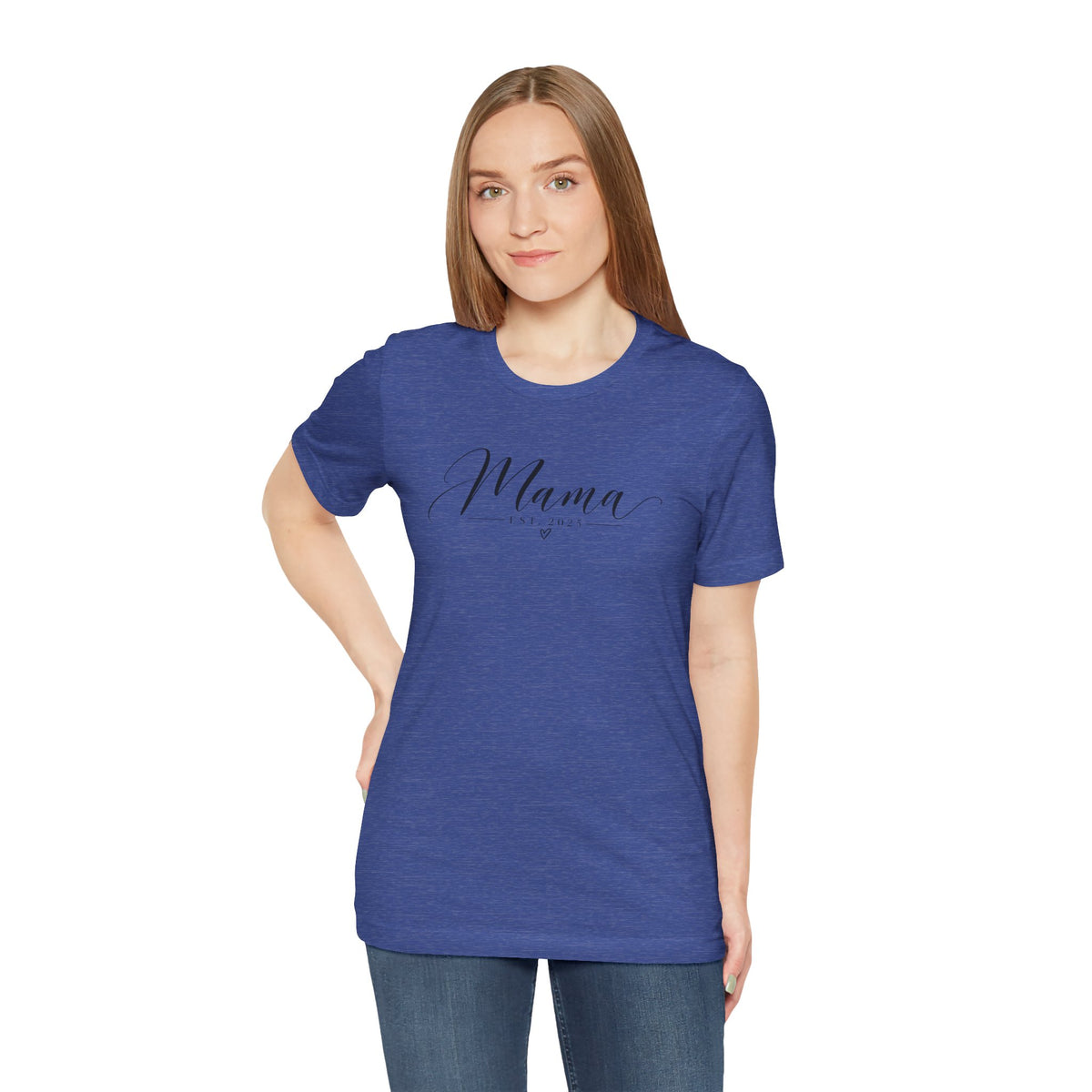 Mama Est. 2025 T-Shirt — Elegant Script Mama Tee