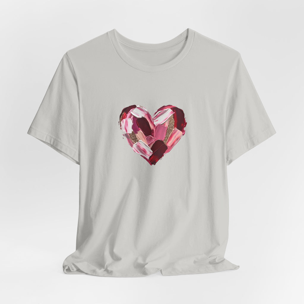 Painted Heart- Unisex Jersey Short Sleeve Tee