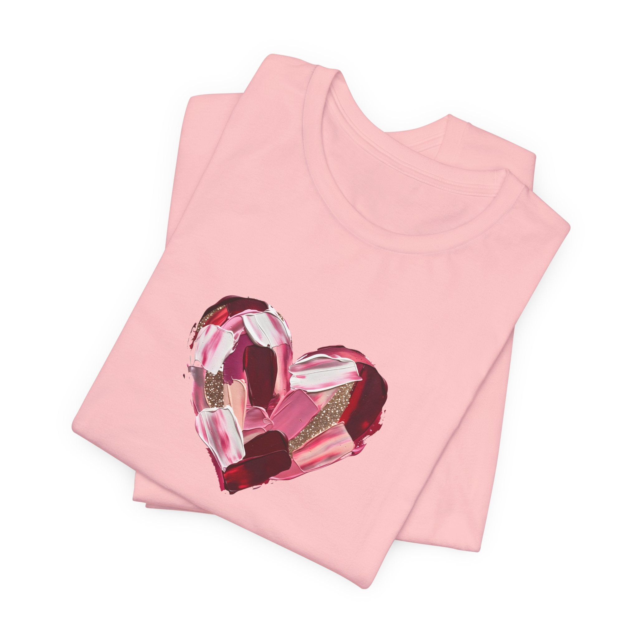 Painted Heart- Unisex Jersey Short Sleeve Tee