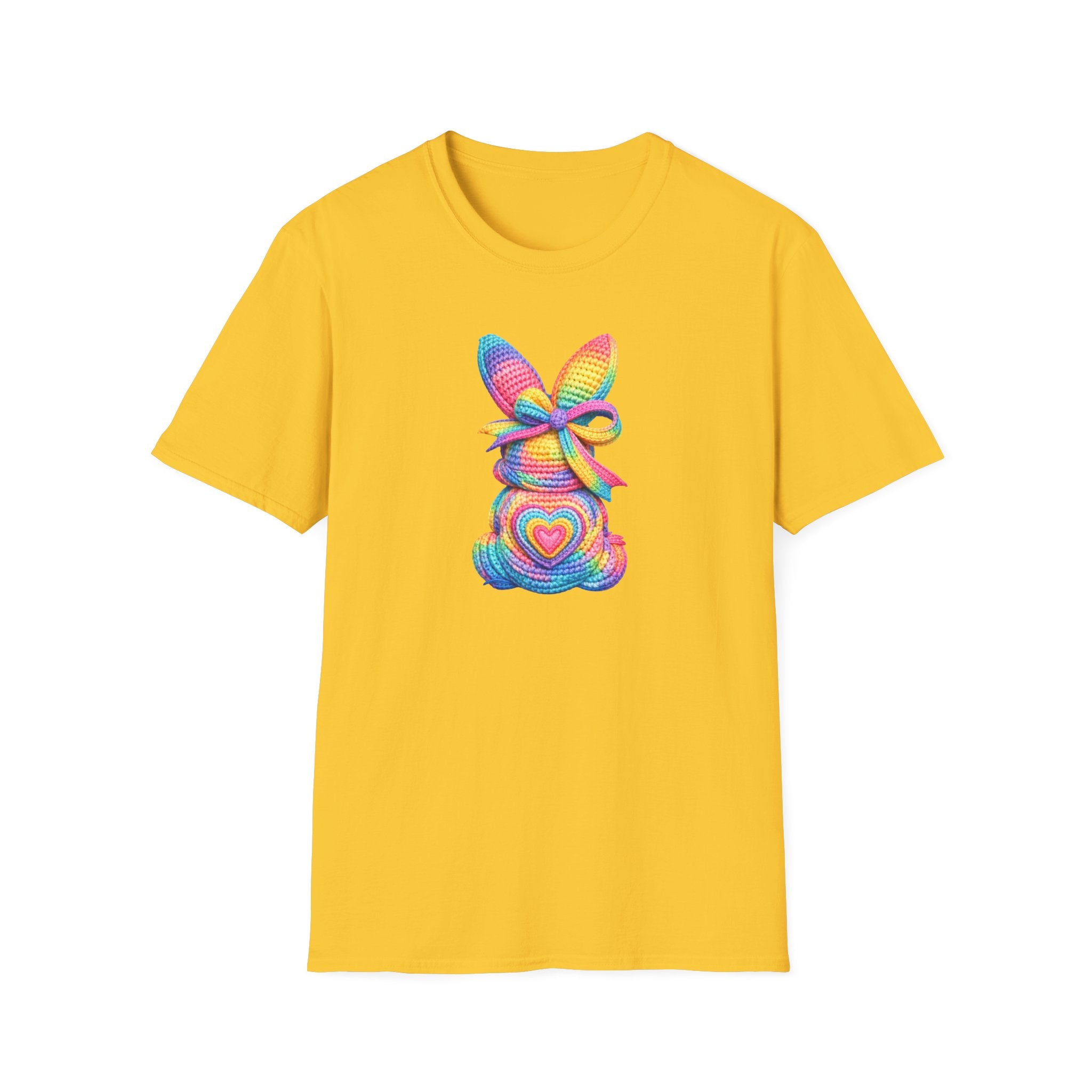 Tie Dye Bunny- Unisex Softstyle T-Shirt