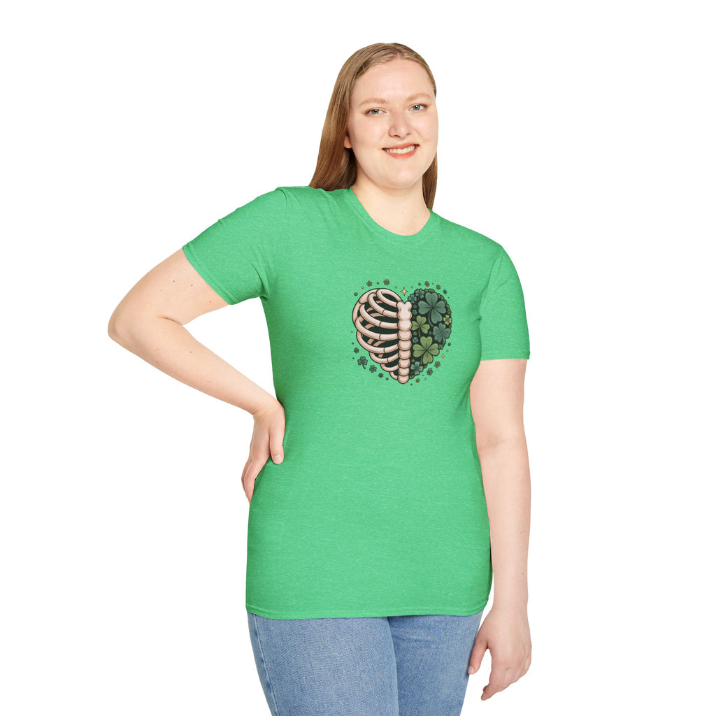 Rib Cage Shamrocks- Unisex Softstyle T-Shirt